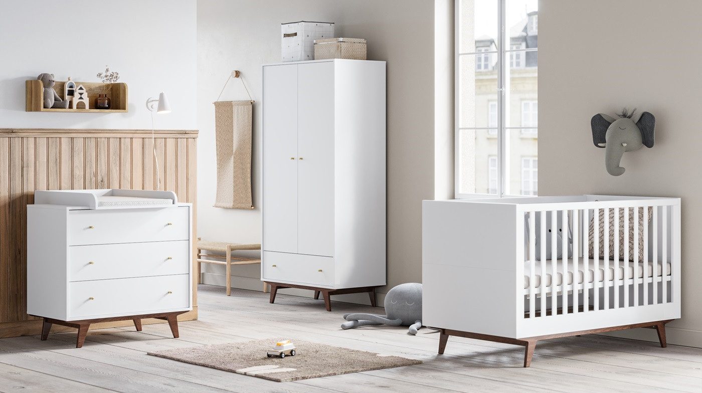 QMM TraumMöbel Babyzimmer-Komplettset Babyzimmer komplett Set günstig online kaufen