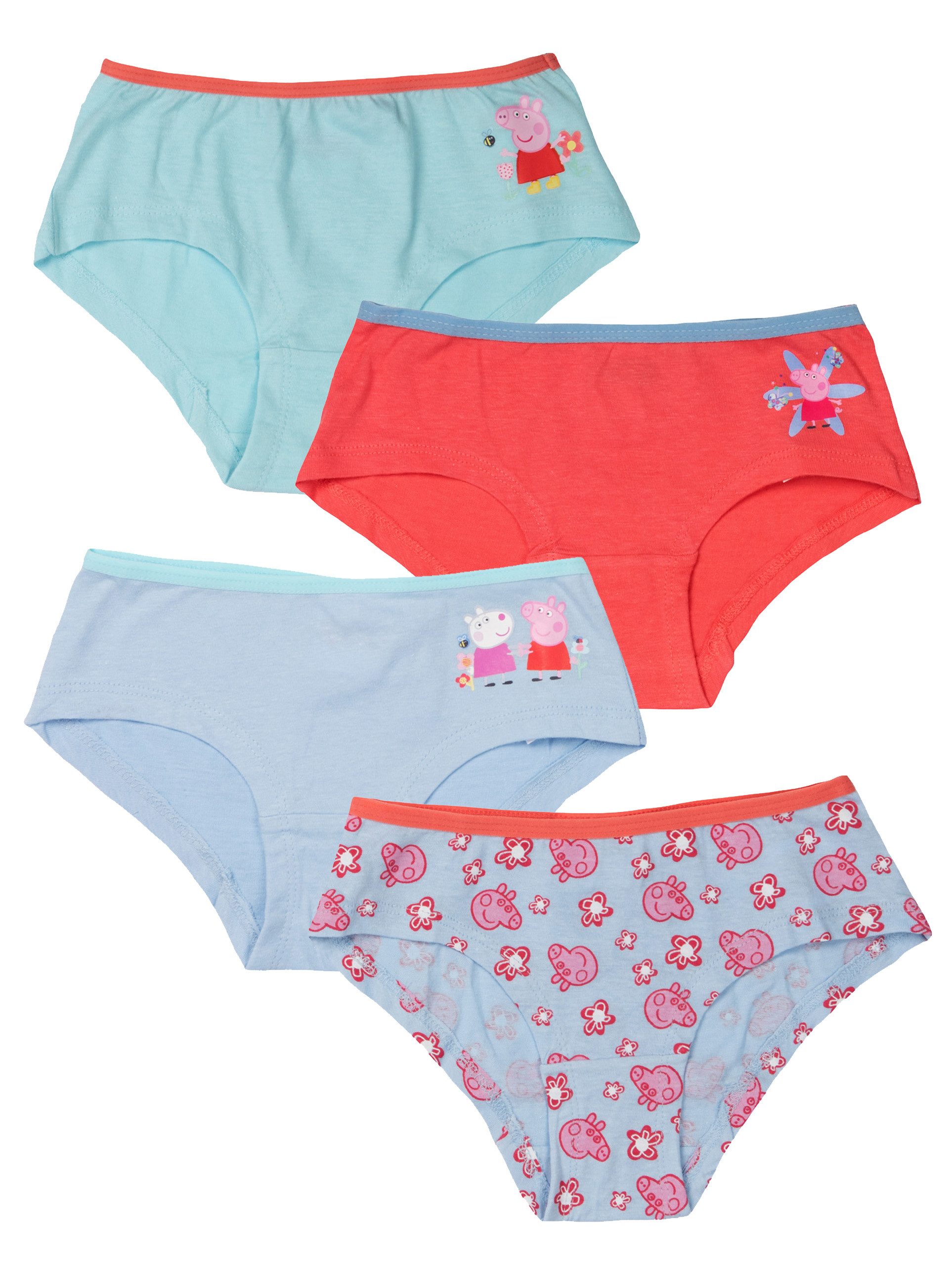 United Labels® Panty Peppa Wutz - verschiedene Motive (4er Pack)