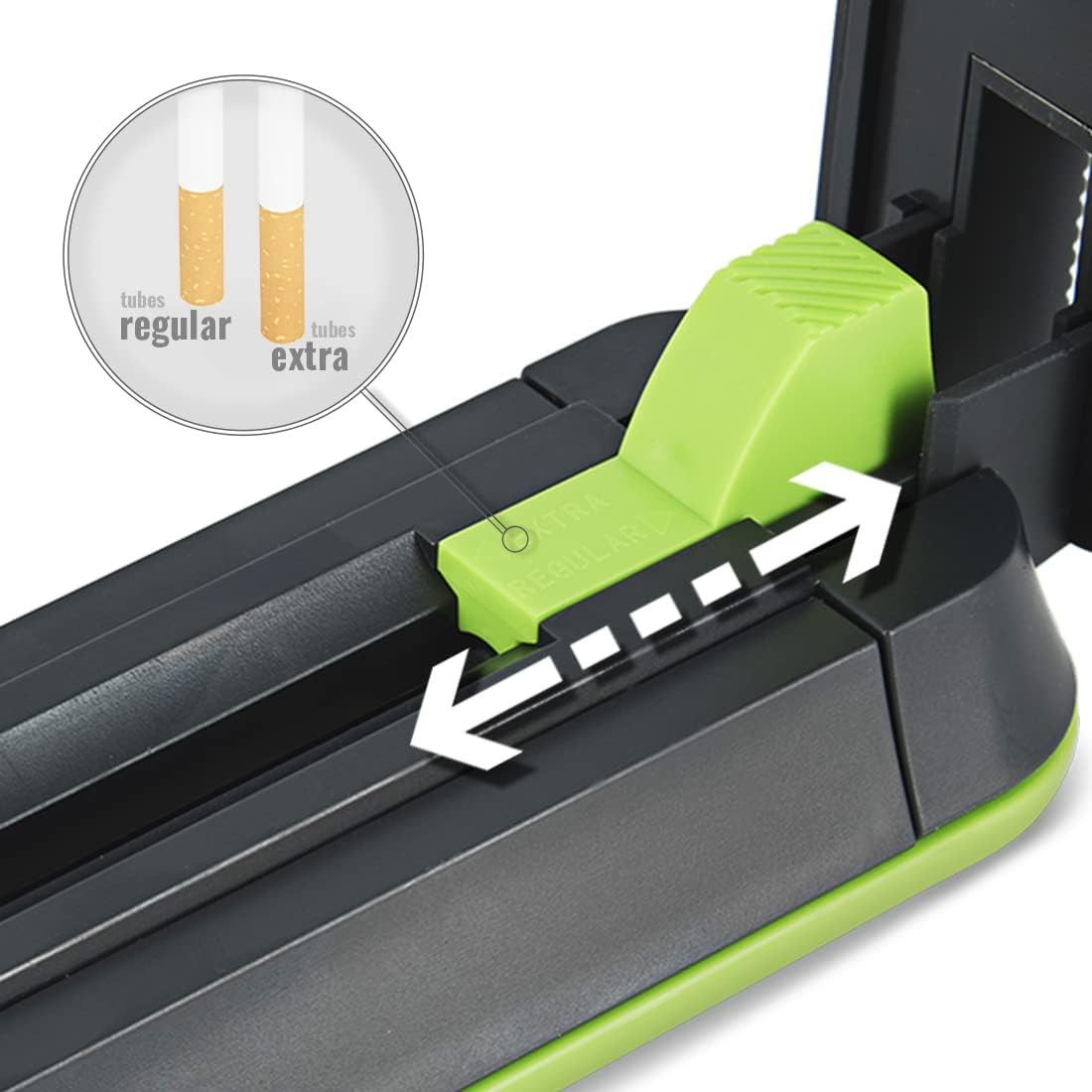 OCB Minidrehmaschine Easy Slide Small Filter-Hülsen Zigarettenmaschine, Für normale und extra Hülsen