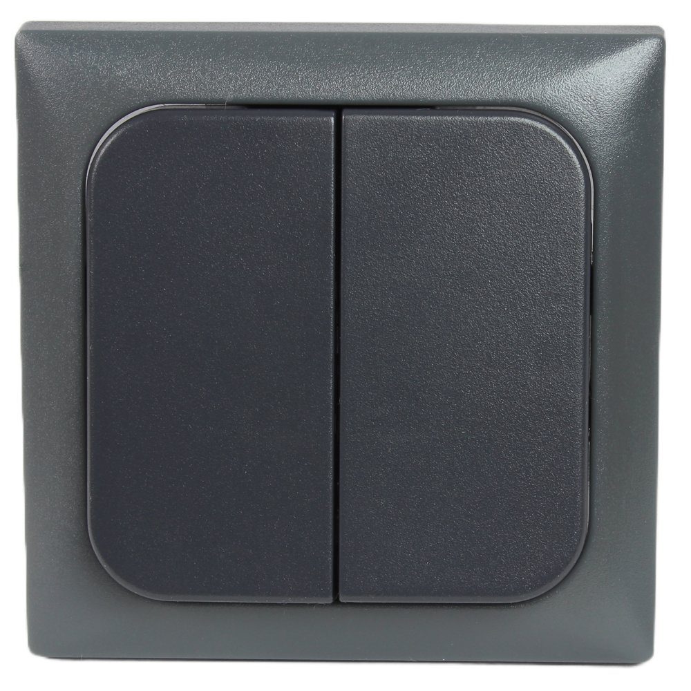 HABA B.V. Lichtschalter C-Line Presto Inprojal Serienschalter + Rahmen + Isodose