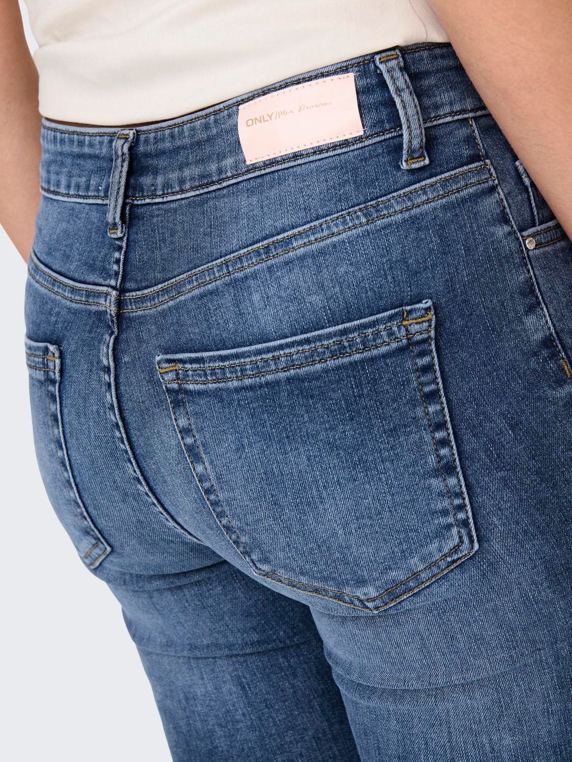 ONLY Bootcut-Jeans ONLBLUSH MID FLARED DNM TAI305 NOOS