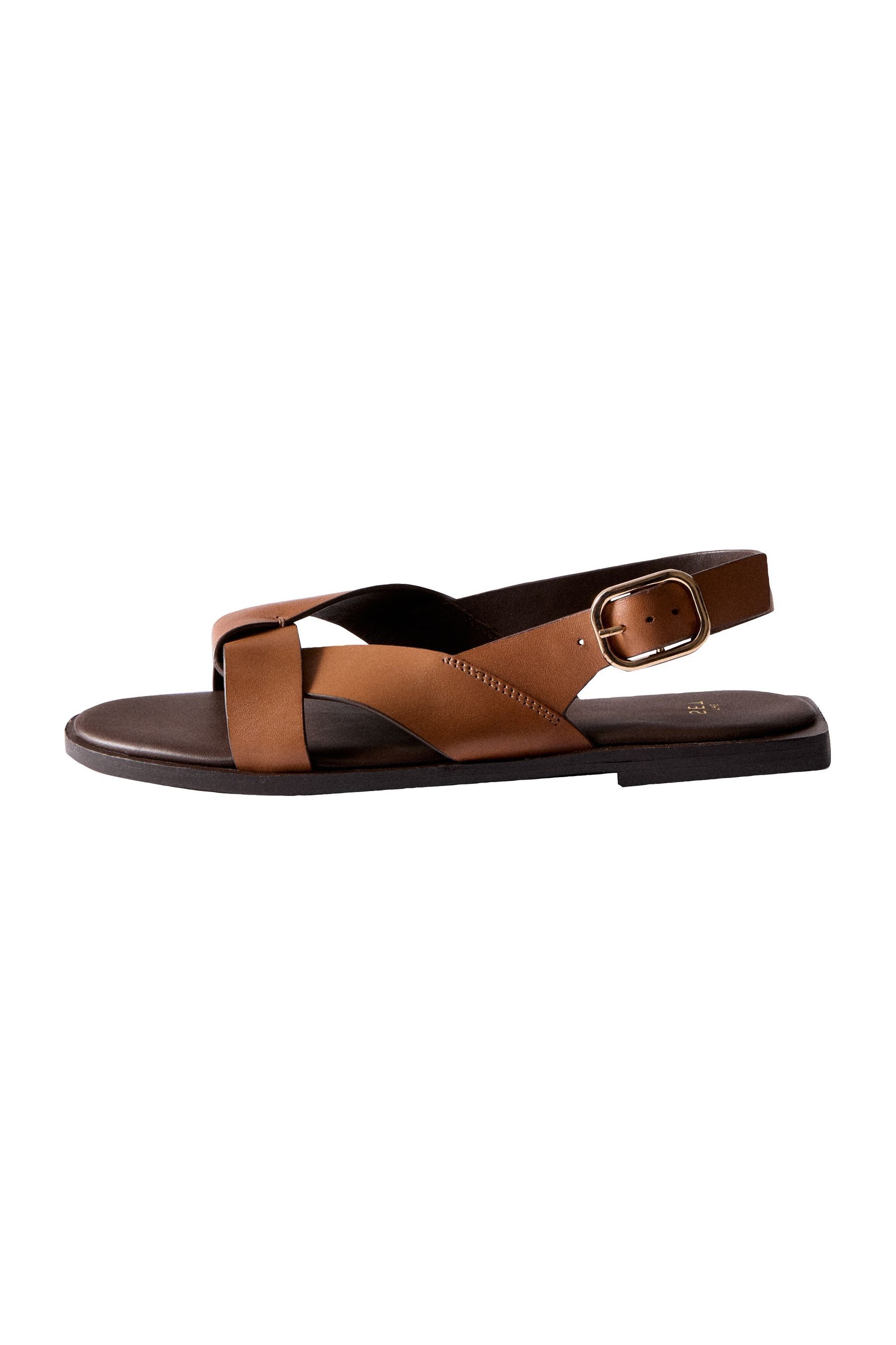 The Set The Set Slingback-Riemchensandalen mit X-Riemen Slingsandale