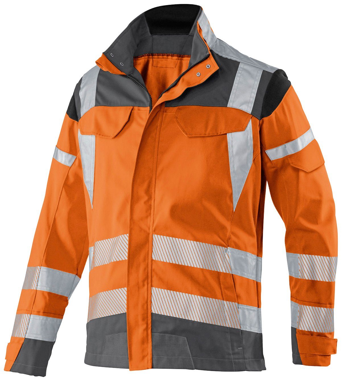 atmungsaktiv orange-anthrazit Arbeitsjacke Kübler Reflectiq