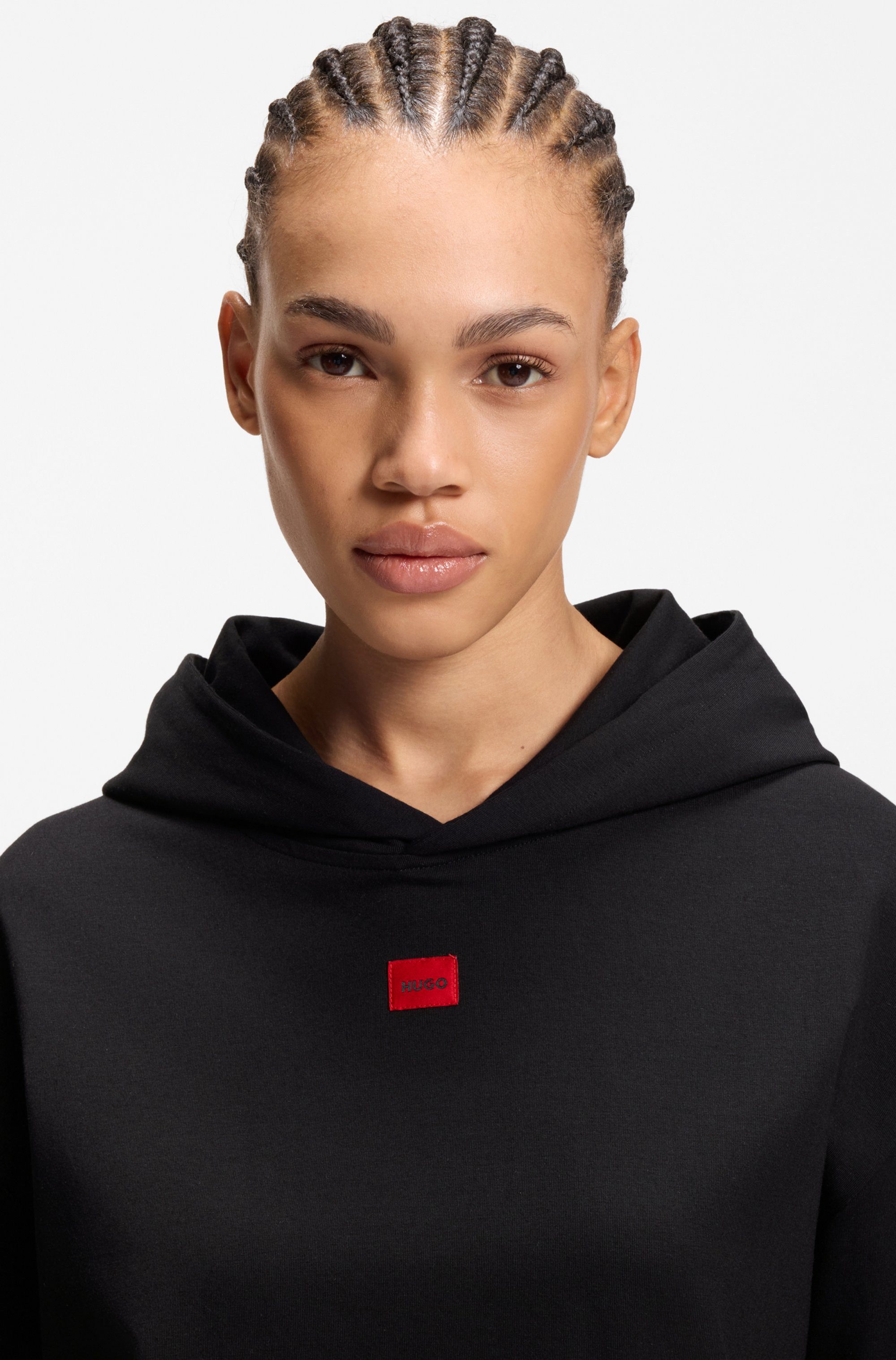 HUGO Hoodie Signature basic, normale Passform