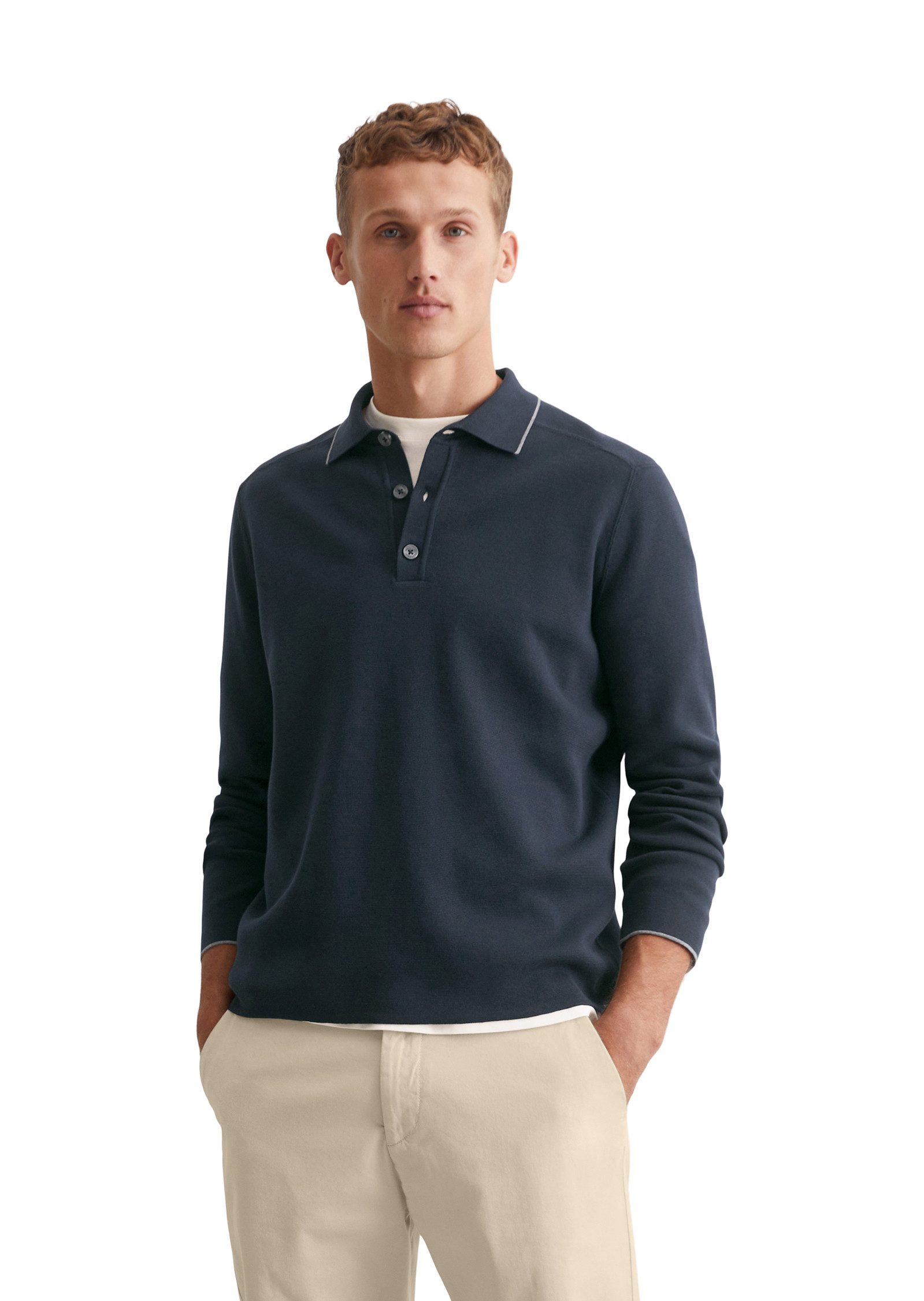 Marc O'Polo Polokragenpullover elegante, dicht gestrickte günstig online kaufen