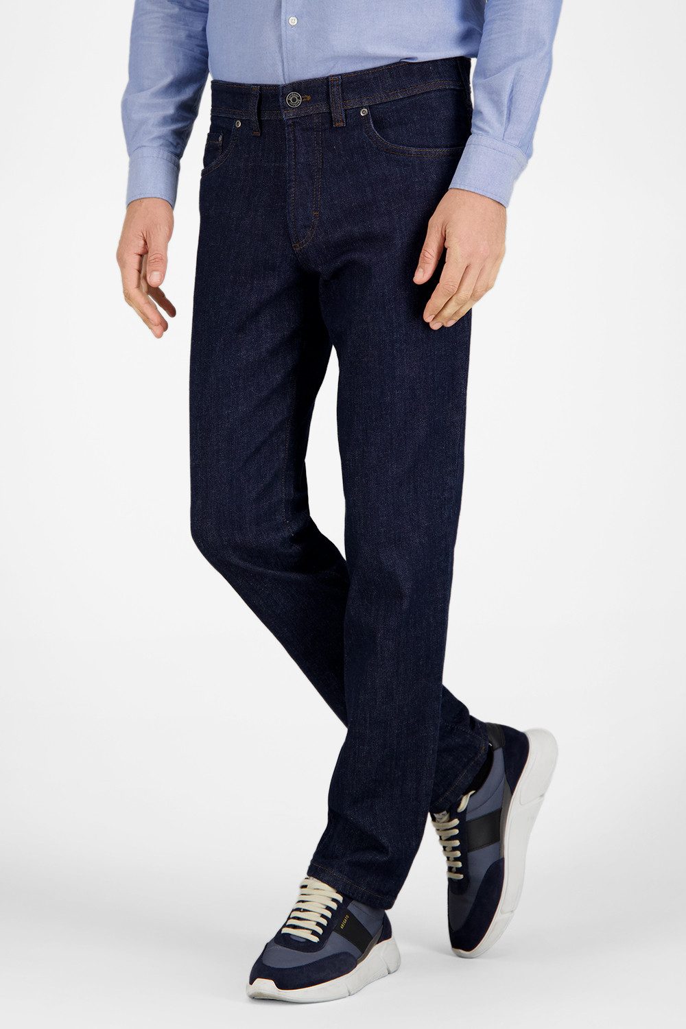 Atelier GARDEUR 5-Pocket-Jeans NEVIO Regular Fit Jeans Komfort-Stretch Denim mit langlebiger Formstabilität