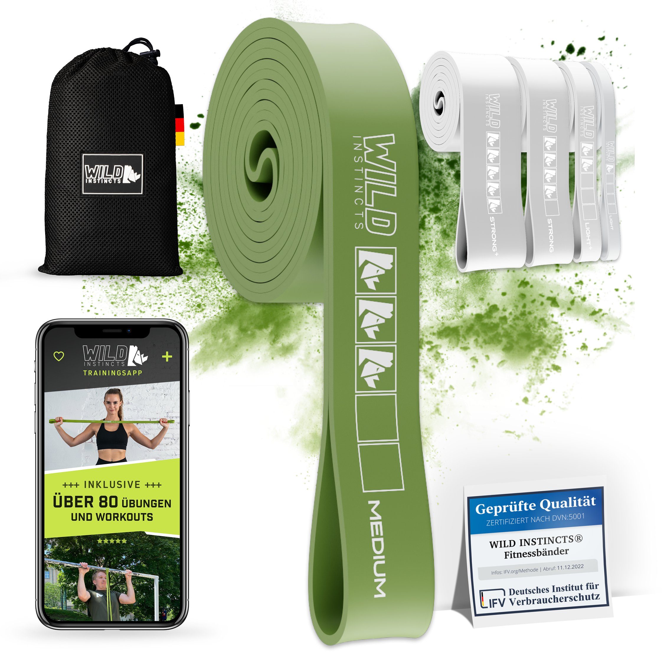 Trainingsbänder Pull-Up Bänder, Klimmzugbänder, Widerstandsbänder, Fitnessbänder
