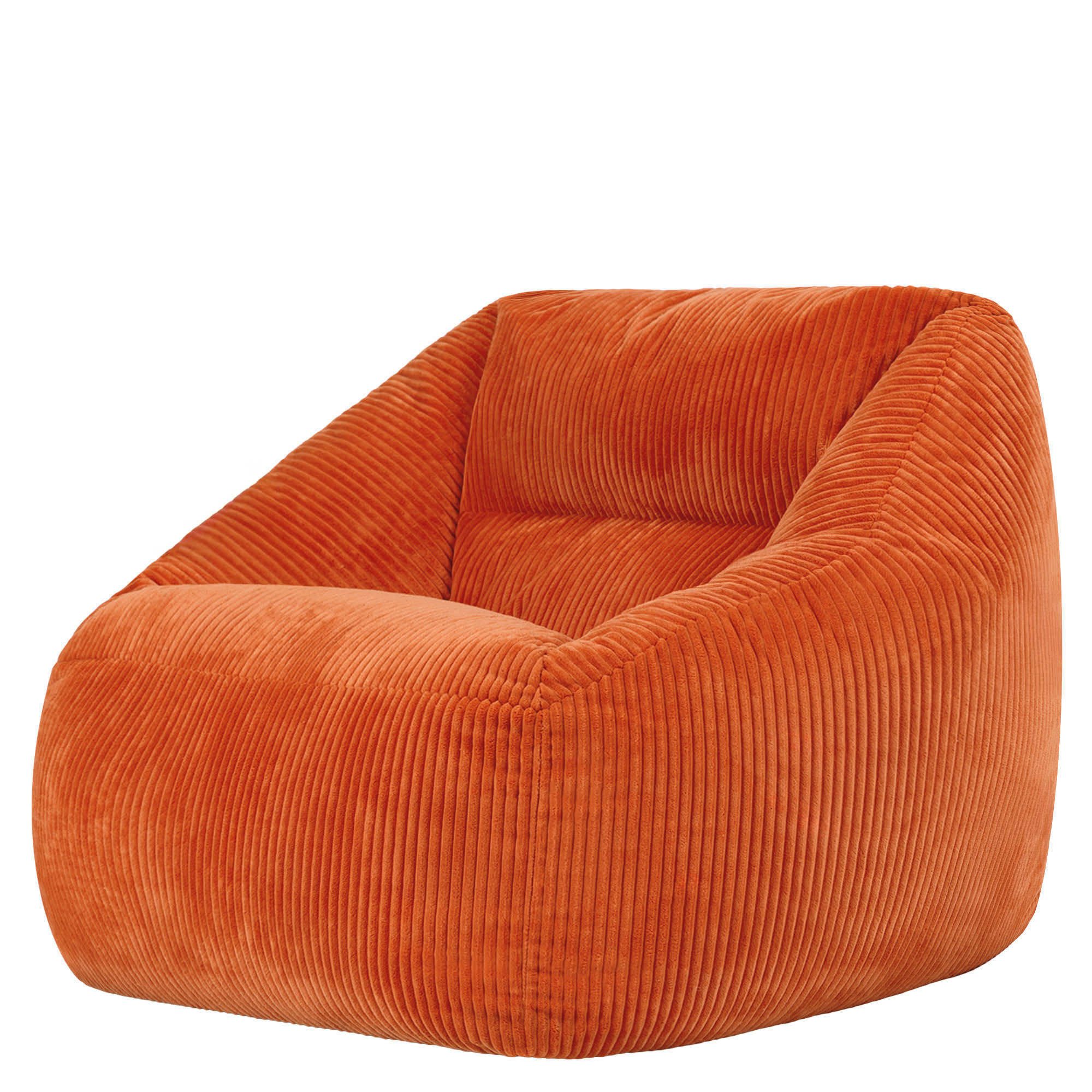 icon Sitzsack Riesen Sessel aus Cord Flauschig „Natalia", Sitzsack XXL, Made in Germany, für Erwachsene & Kinder, für Wohnzimmer