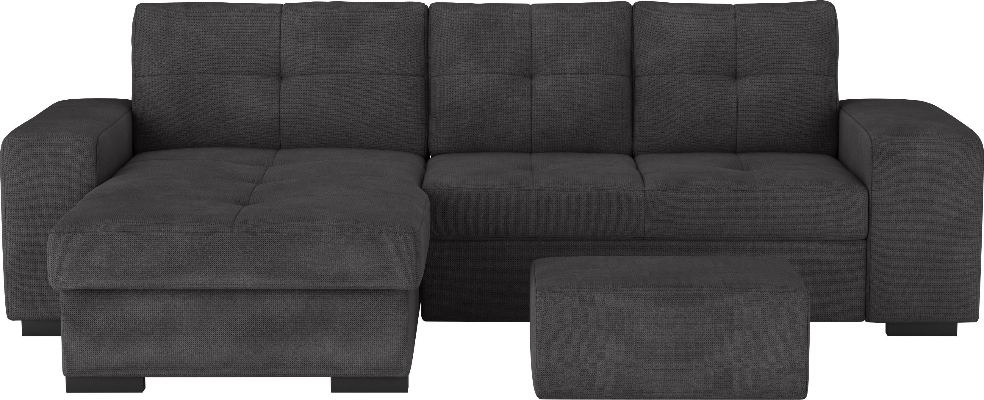 COTTA Ecksofa Mattina L-Form, mit Hocker, günstig online kaufen