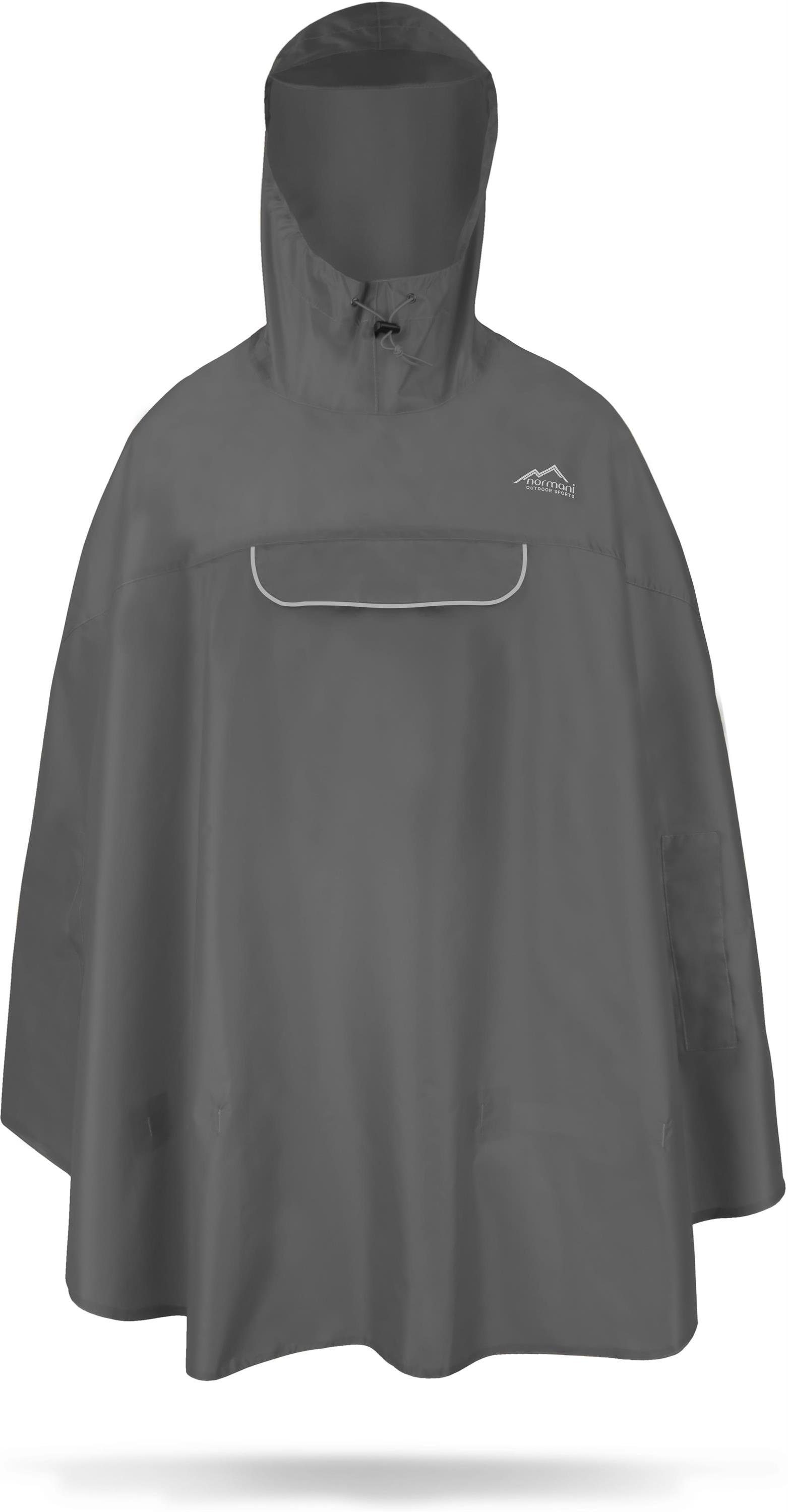 normani Regenponcho Unisex Regenponcho wasserdicht Cherrapunji mit Kapuze - günstig online kaufen