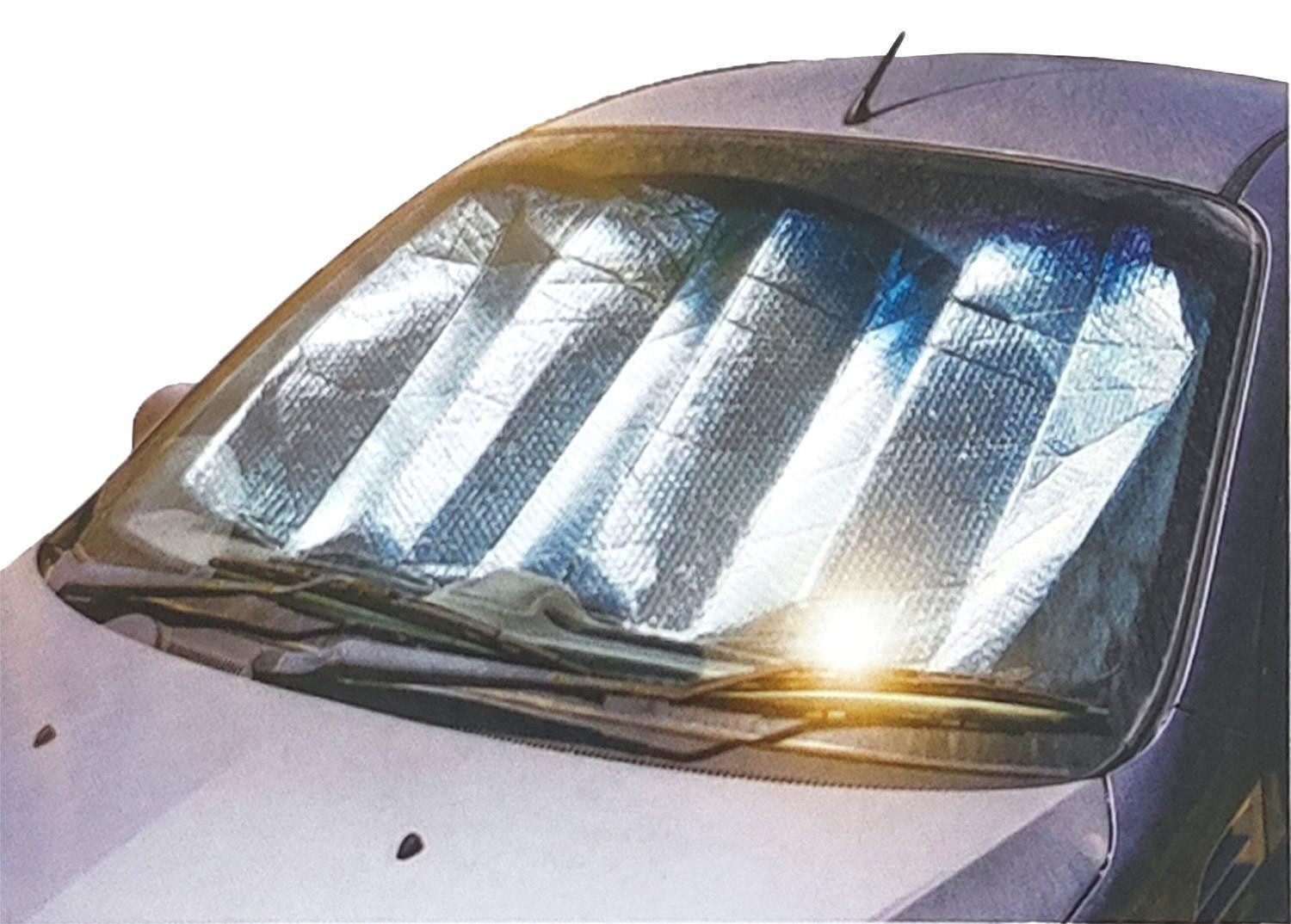 Best Choice Frontscheibenabdeckung Autoscheiben Sonnenschutz Frostschutz Silber 1300x600mm 1 Stk, 15 x 60,0000000000000 cm, (Einzelartikel, Einzelartikel), Autoscheibenabdeckung Windschutzscheibenabdeckung Frontscheibenabdecku