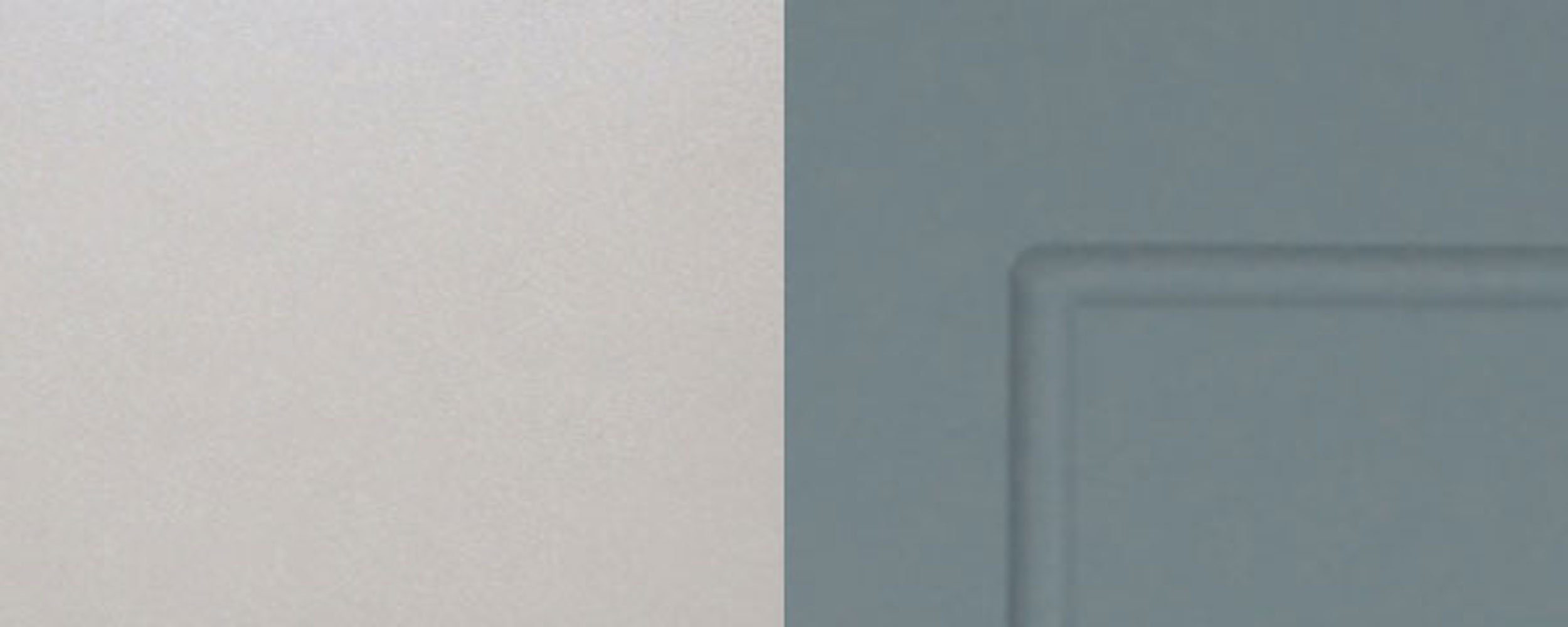 Feldmann-Wohnen Klapphängeschrank Kvantum (Fronten mit dekorativen 80cm leicht Ecken, Fräsungen matt Front- abgerundeten Gasdruckdämpfer, Faserplatte, grifflos Klappe MDF) Klappe, mint & Soft-Close-Funktion, wählbar Korpusfarbe mit und