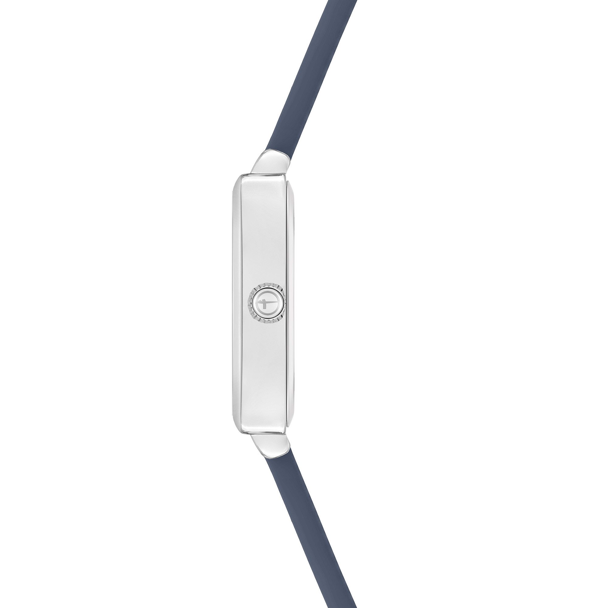Tamaris Quarzuhr Signature Square Silicon TT-0245-PQ, Armbanduhr, Damenuhr, Silikonarmband, analog