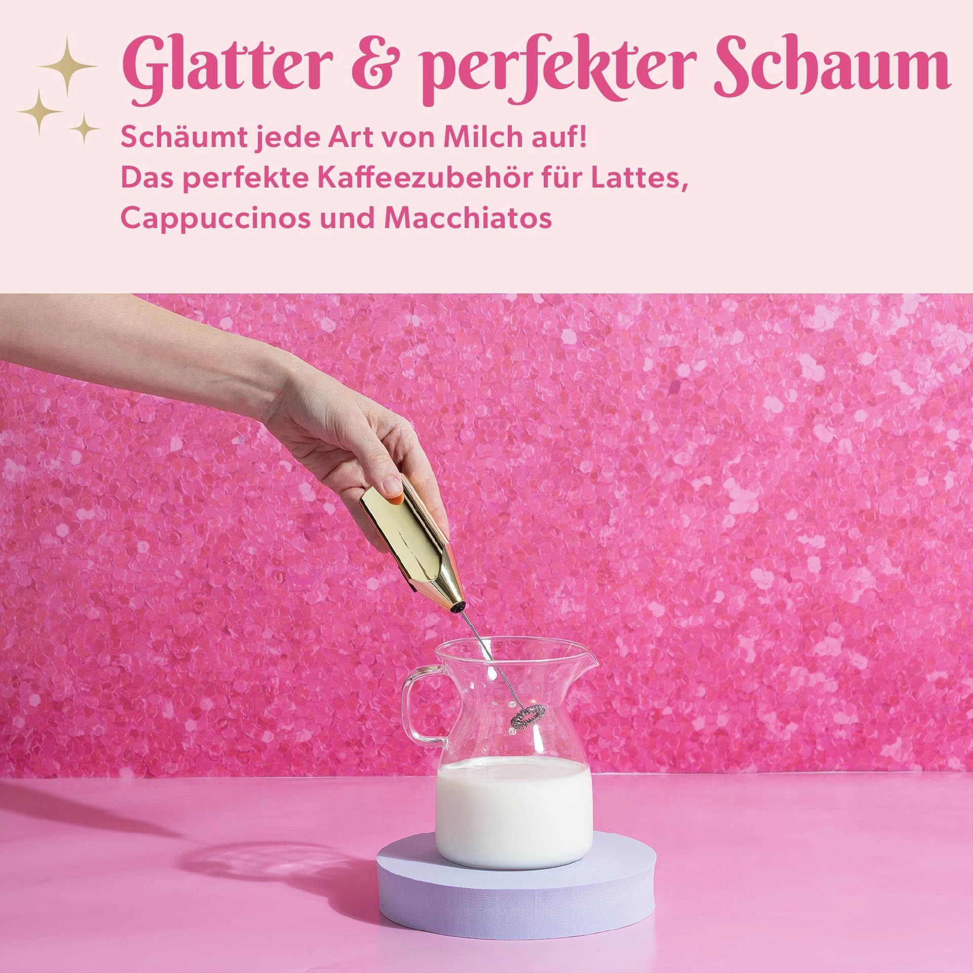 Paris Hilton Milchaufschäumer Schaumbereiter, Cappuccino-Maker, Elektrischer Schäumer