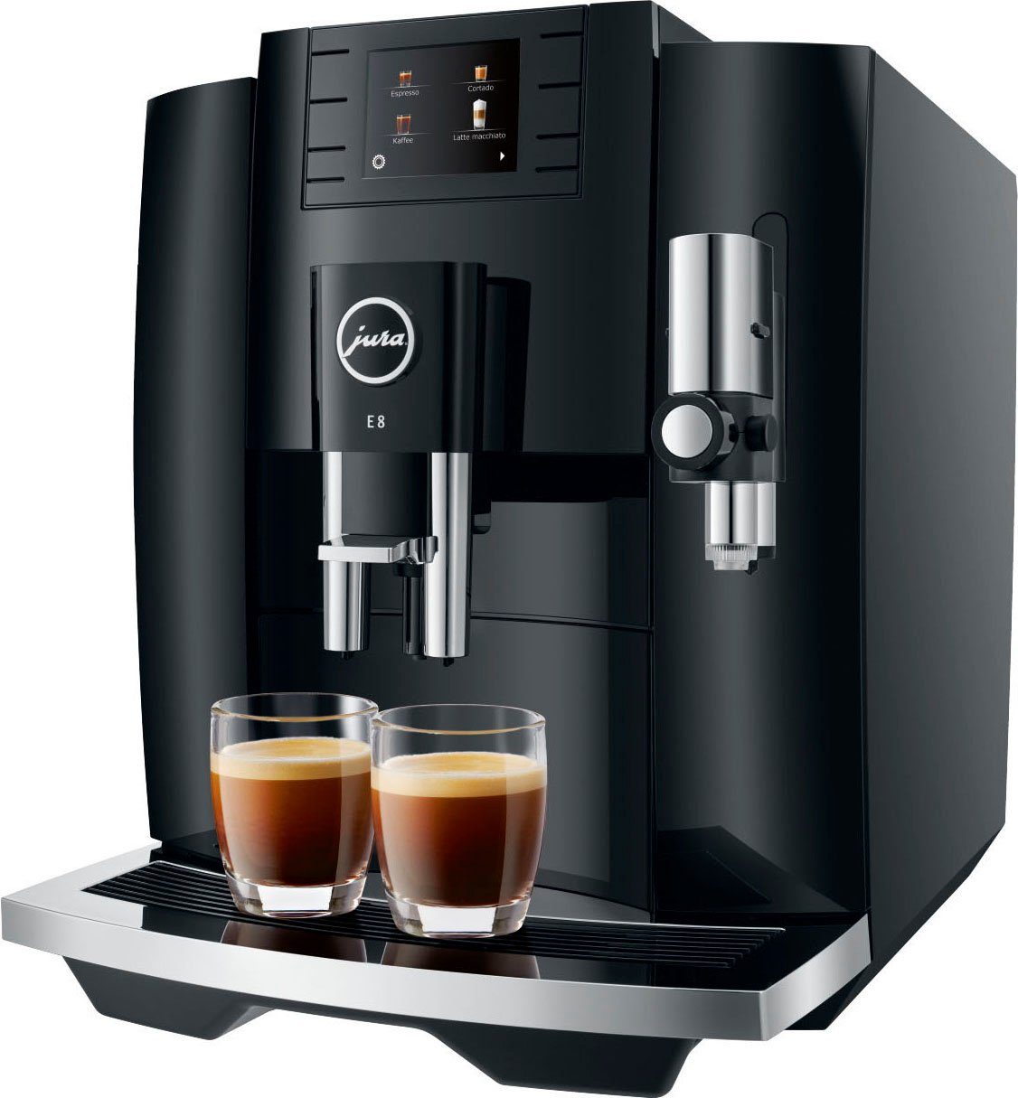 JURA Kaffeevollautomat 15355 E8, 17 Spezialitäten auf Knopfdruck: NEU:  Caffè Barista / Lungo Barista / Cortado / Cappuccino Extra Shot / Latte  macchiato Extra Shot / Flat White Extra Shot online kaufen | OTTO