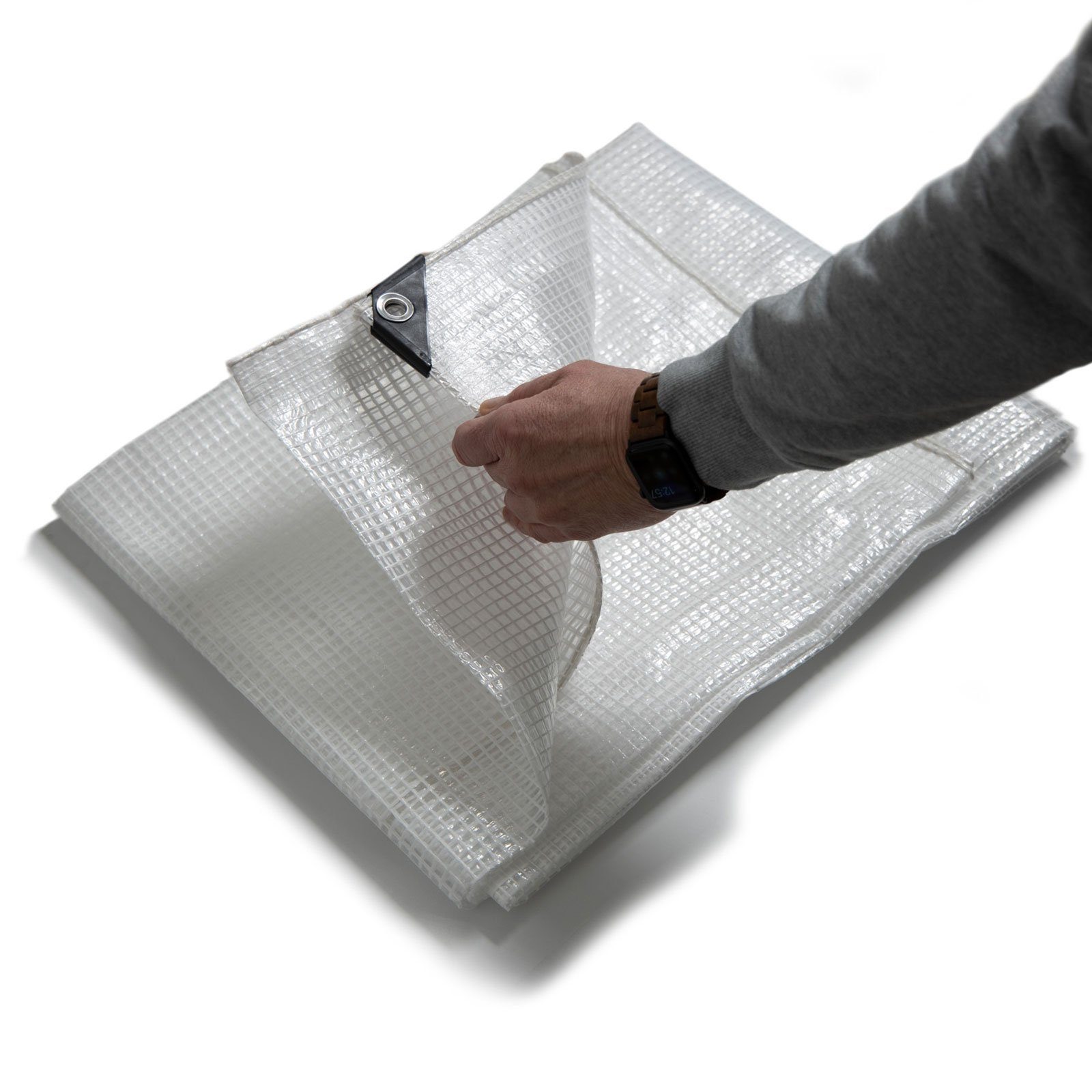 casa pura Schutzplane Leno 240 g/m², Abdeckplane erhältlich in 2 Farben & vielen Größen, Wasserdicht, reißfest