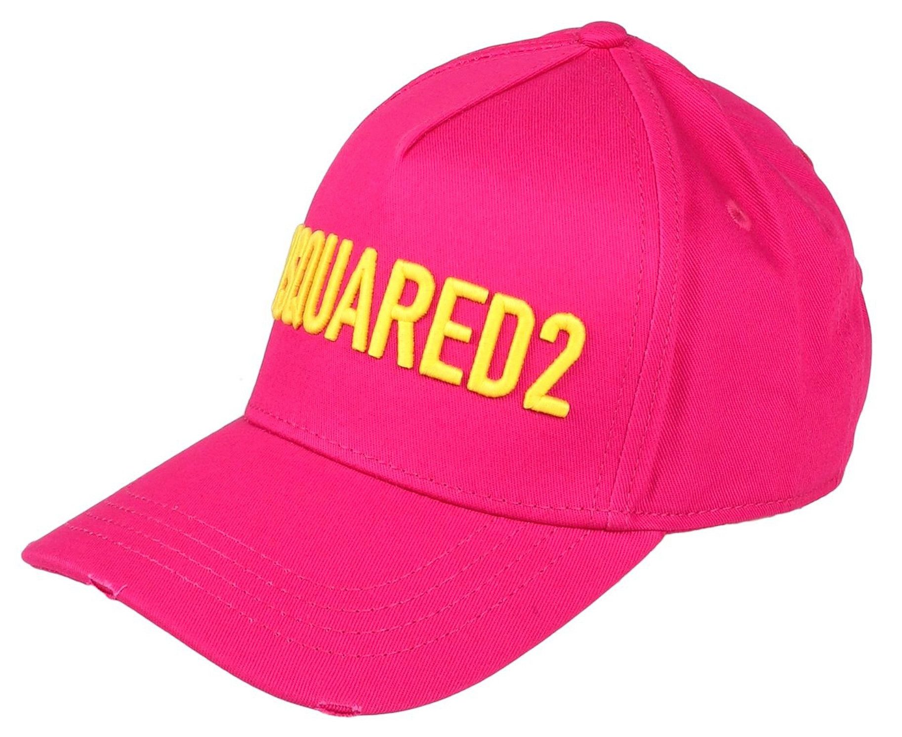Dsquared2 Baseball Cap Technicolor Baseballkappe Icon Baseballcap Kappe Mütze Cap Hat Bringt eine Extraportion Attitüde in Ihr Outfit.