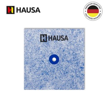 Hausa Dichtmanschette Wandmanschette 120mm x 120mm, (wasserfeste Abdichtung unter Fliesen elastische Manschette, 1-tlg., für Rohr Ø 11/16mm), mit Flüssigfolie dauerhafte Rohrabdichtung für Sanitär Bad Dusche