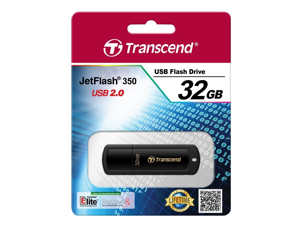 Transcend USB-RAM 32GB Transcend JetFlash 350 USB2.0 USB-Stick