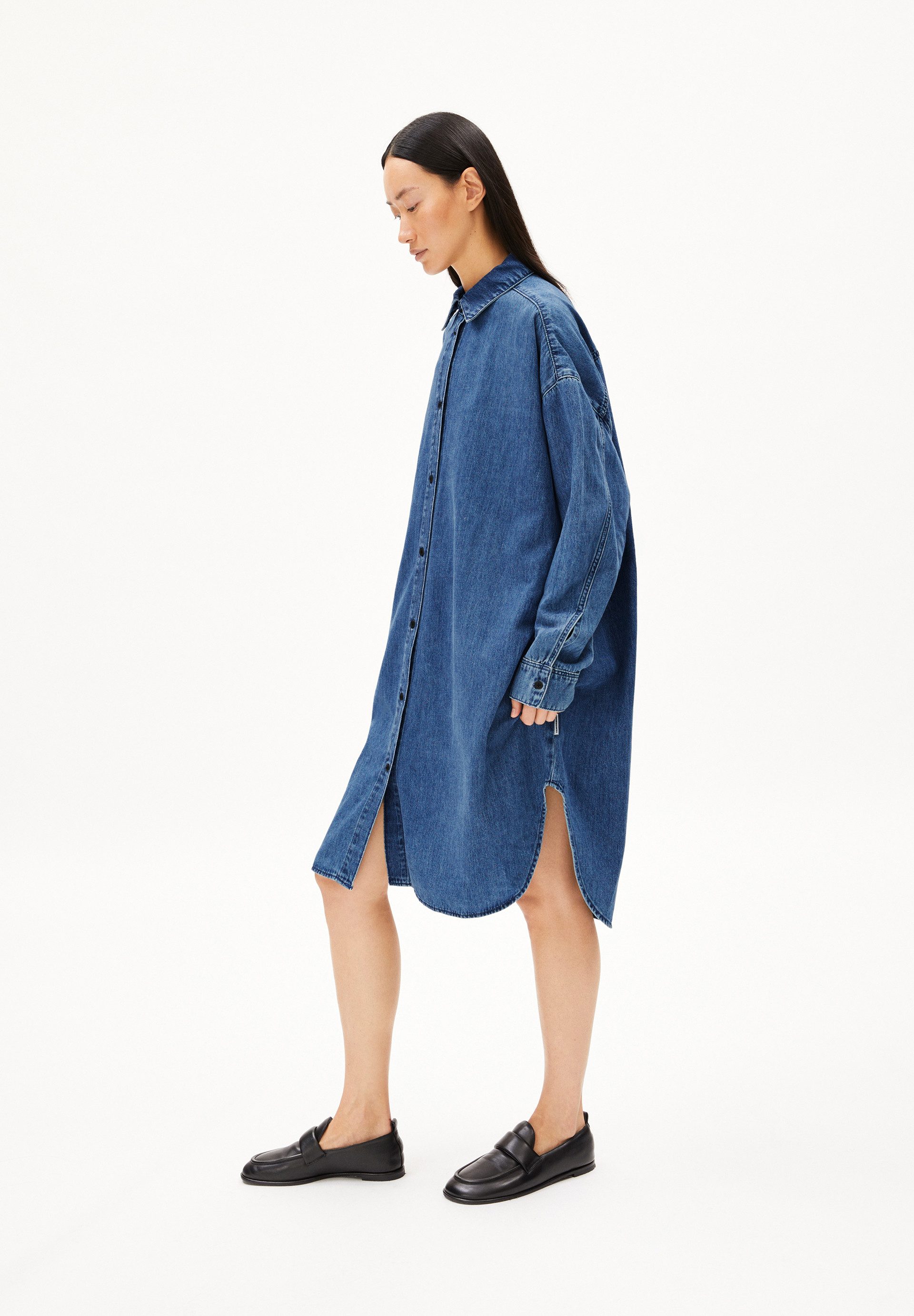 Armedangels Midikleid SAALY Jeanskleid aus Bio-Baumwolle günstig online kaufen
