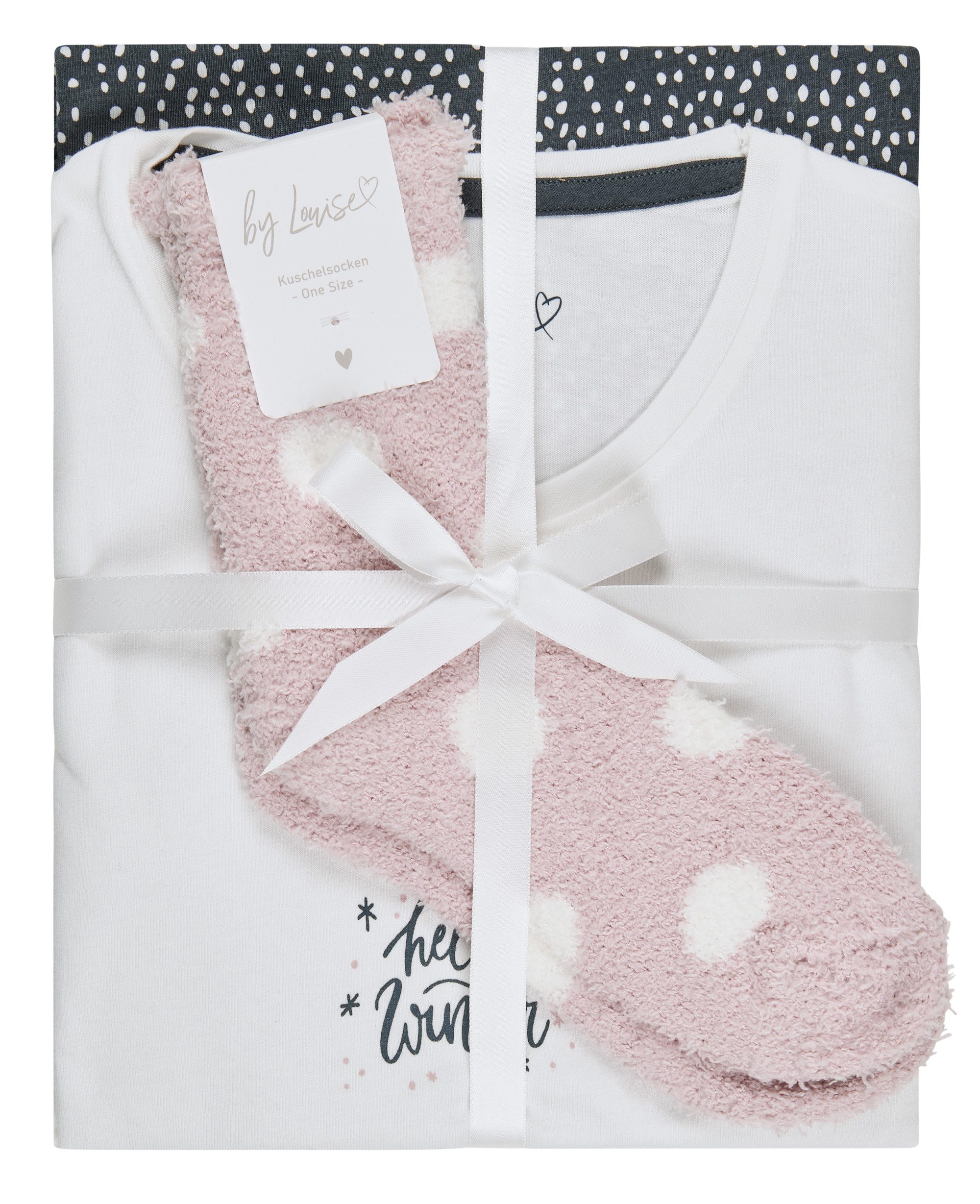 By Louise Schlafanzug Snowfall Grace (Set, 2 tlg., 2-teilig) Damen Pyjama l günstig online kaufen