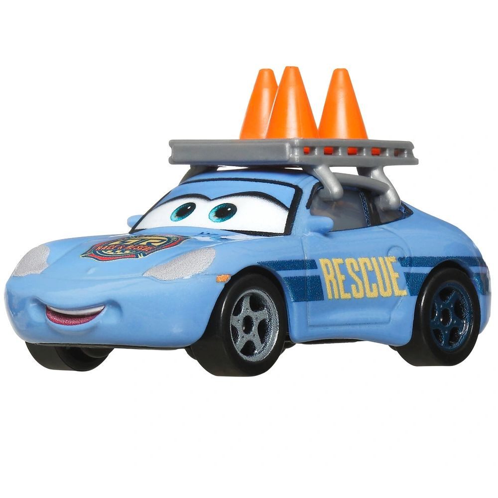 Disney Cars Spielzeug-Rennwagen Sally JDG62 Disney Cars Race & Rescue Die-Cast 1:55