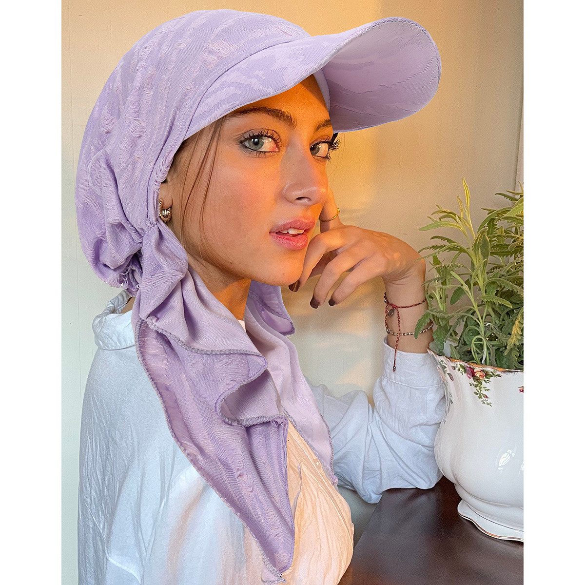 Coonoor Visor Damen Turban Mütze, Modische günstig online kaufen