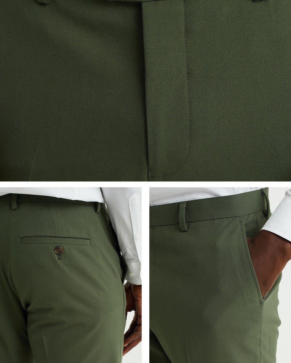 Armeegrün (1-tlg) Anzughose WE Fashion