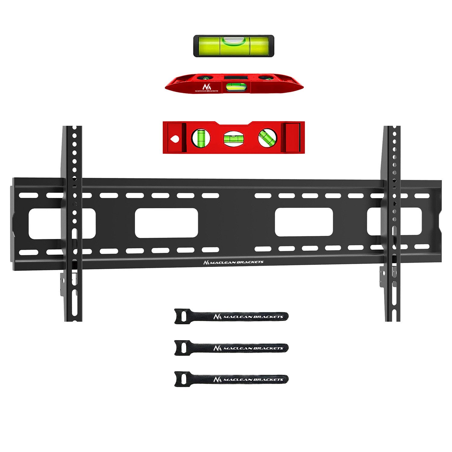 Maclean TV-Wandhalterung MC-420, (bis 120,00 Zoll, TV Wandhalterung für 43-120'' 120kg)