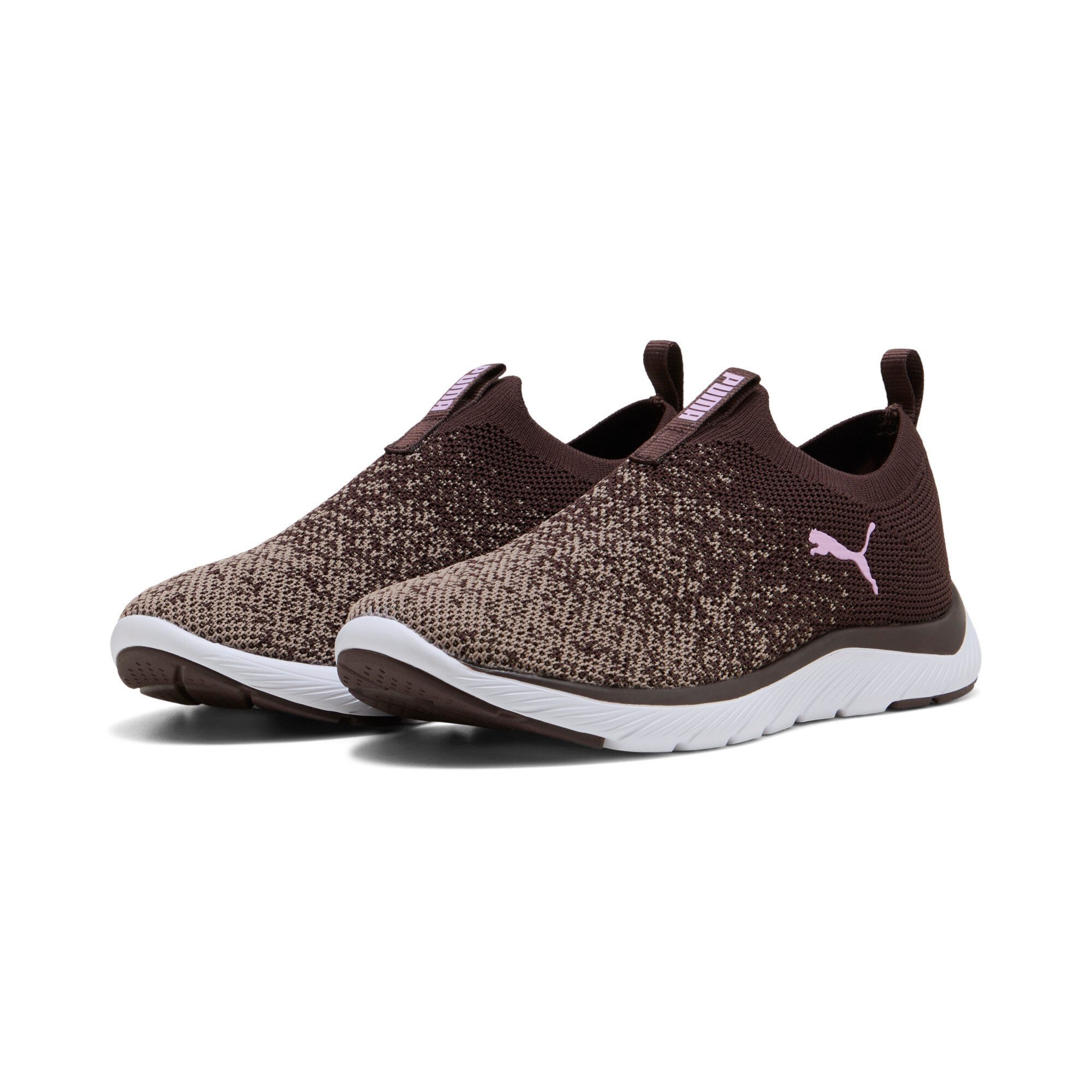PUMA SOFTRIDE REMI SLIP-ON KNIT WN'S Slip-On Sneaker für Sport, mit SOFTFOAM+ Dämpfung, aus gestricktem Textil