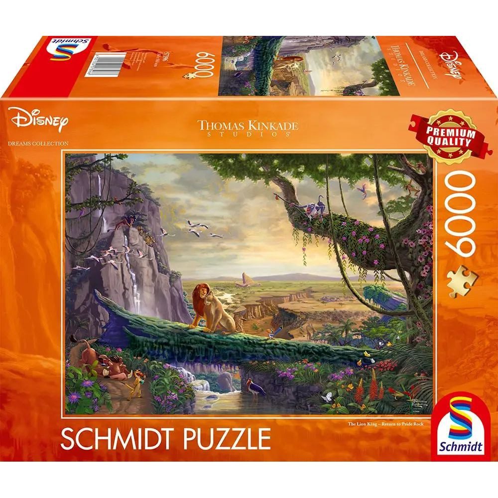 Schmidt Spiele Puzzle Disney, The Lion King, Return to Pride Rock?, 6000 Puzzleteile