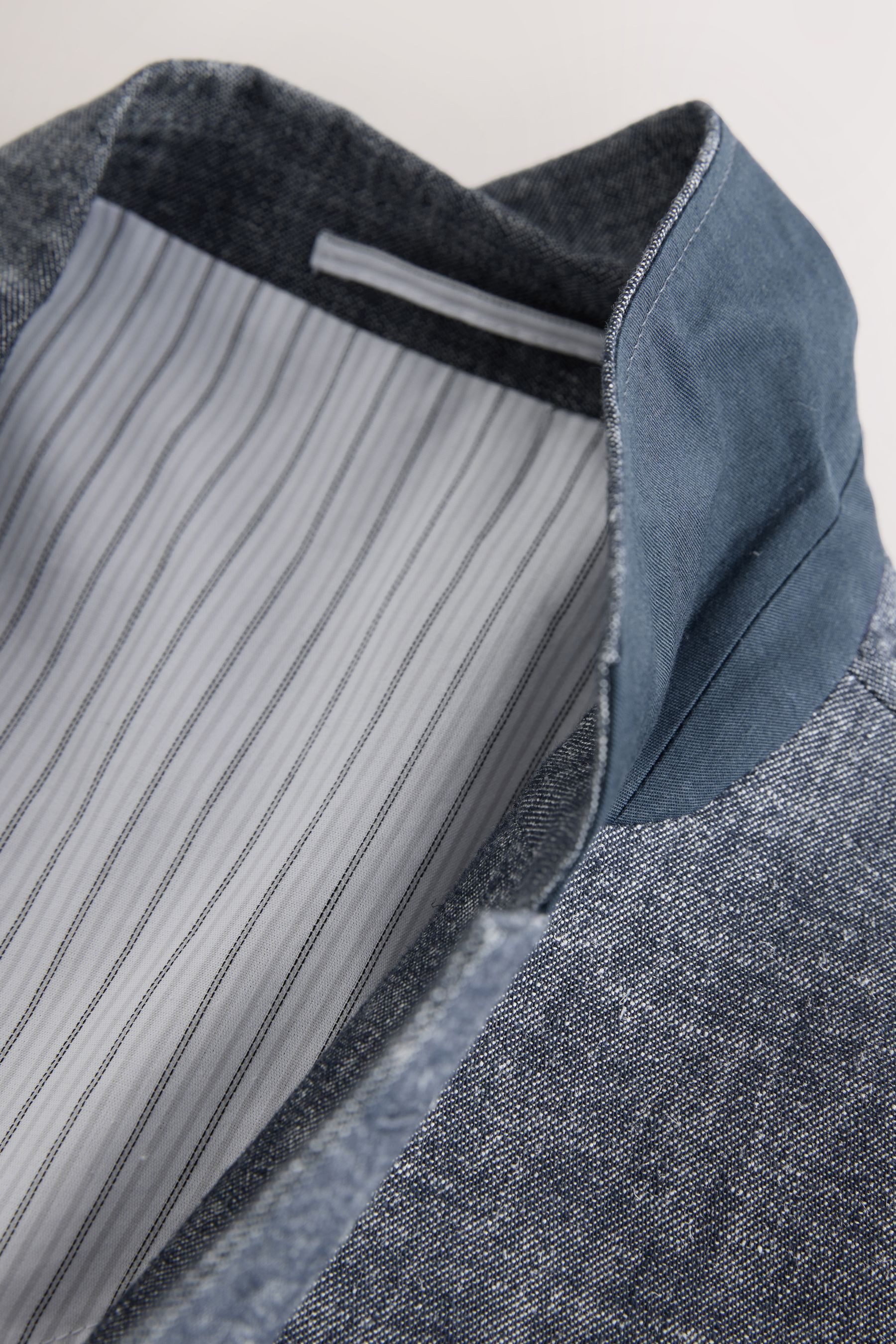 Next Sakko Slim Fit Anzugsakko aus Leinengemisch (1-tlg)