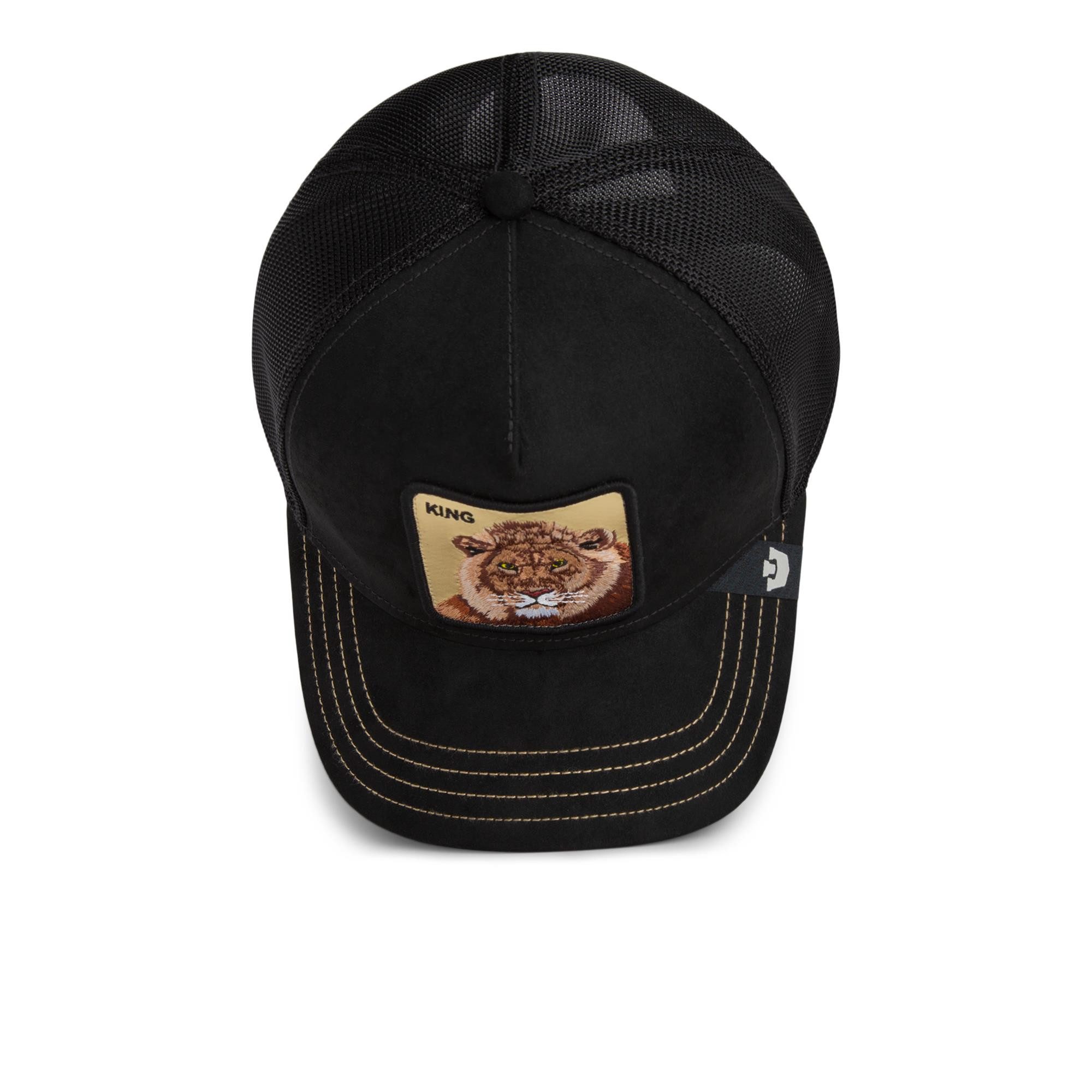 GOORIN Bros. Trucker Cap Goorin Bros. Golden King Trucker Cap Golden Suede black (Basecap, Meshcap, Trucker Kappe)