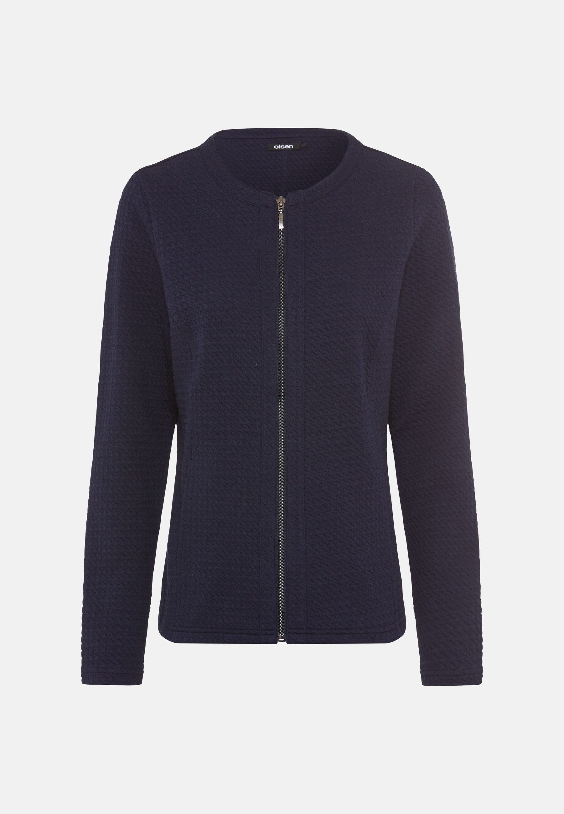 Olsen Sweatjacke mit Reißverschluss