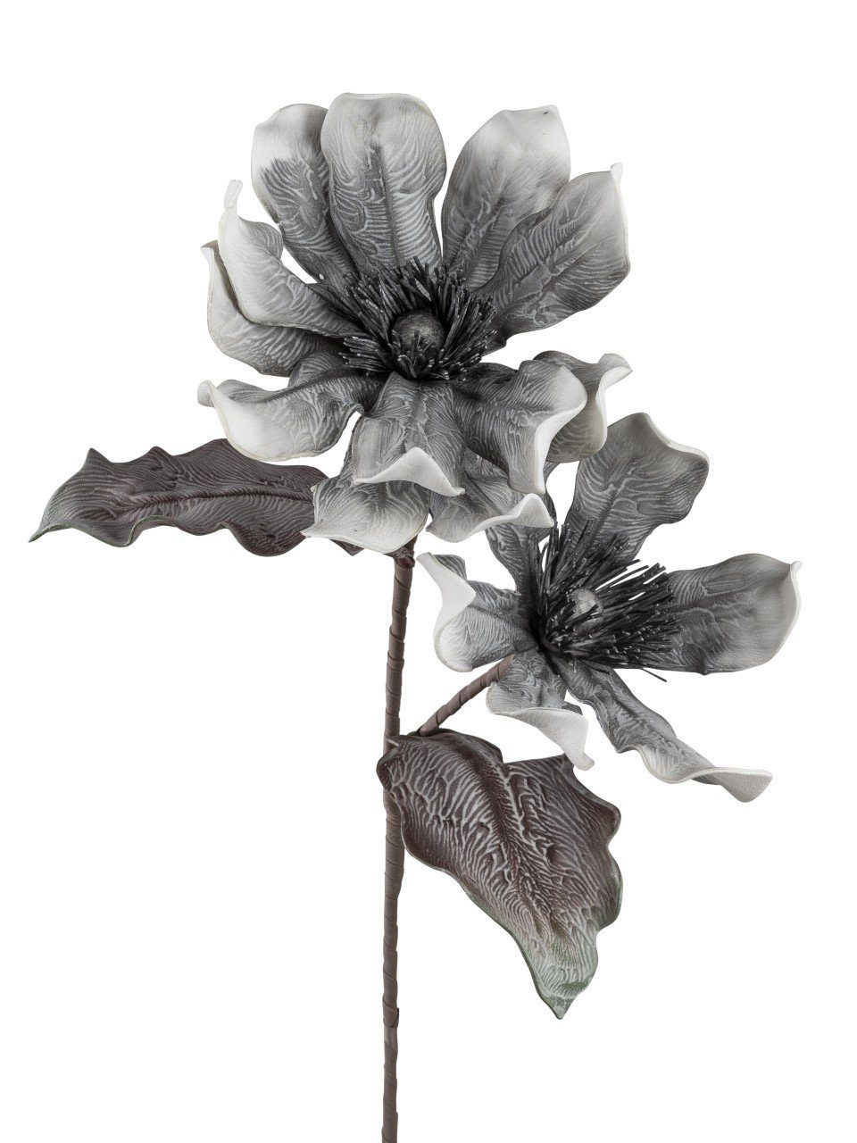 Kunstblume Foam Flower, formano, Höhe 100 cm, Grau H:100cm Kunststoff