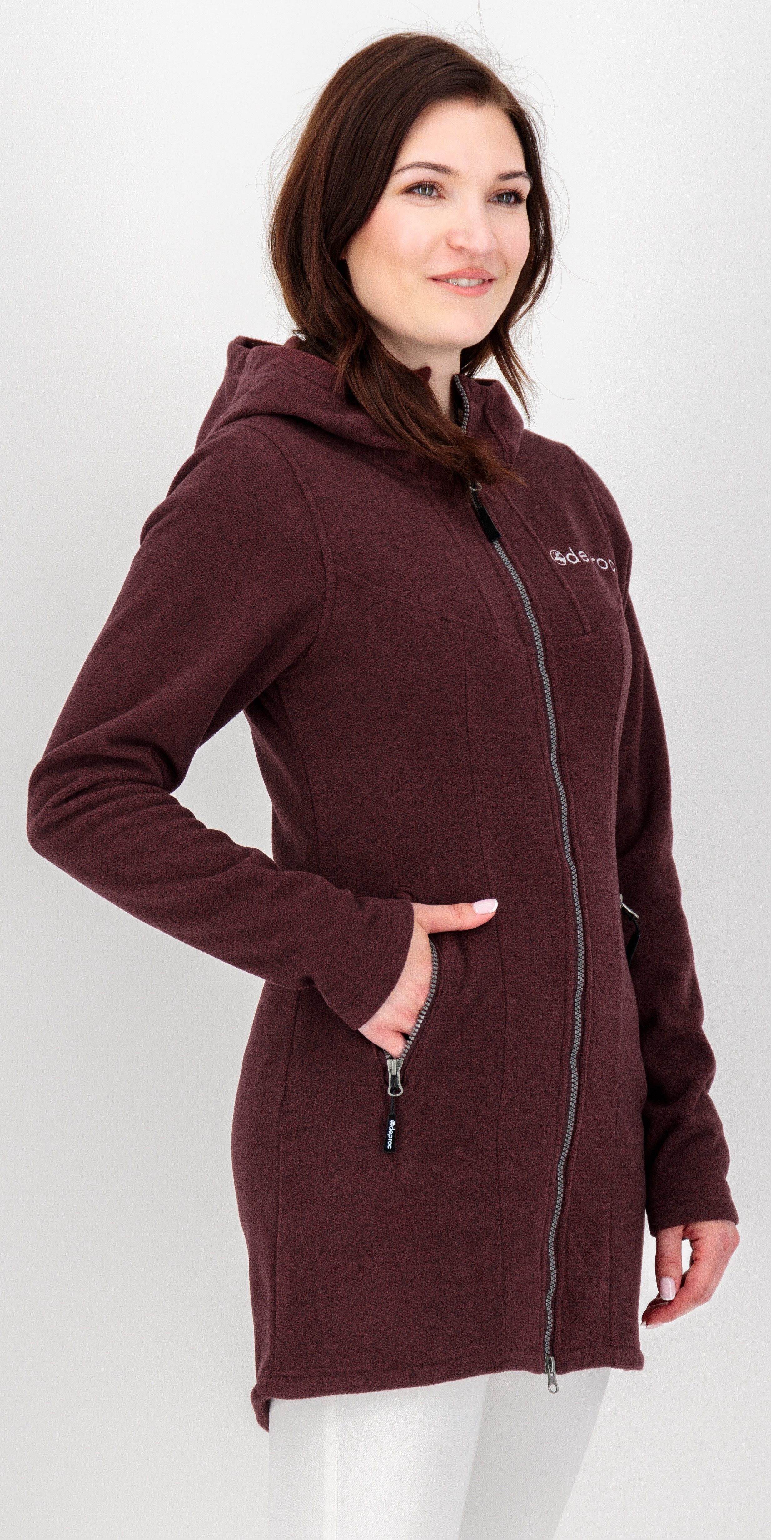 DEPROC Active Fleecejacke GLORY APRIL CS Strickfleecemantel, Fleecemantel a günstig online kaufen