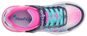 Skechers Kids Blinkschuh FLUTTER HEART LIGHTS SIMPLY LOVE Sneaker im Pastell-Look, Freizeitschuh, Halbschuh, Schnürschuh