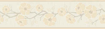 A.S. Création Bordüre Only Borders 11, strukturiert, floral, geblümt, natürlich, Blumen Tapete Bordüre Blumen