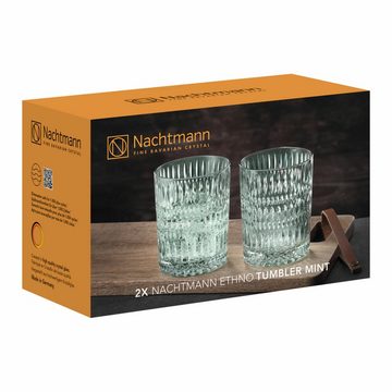 Nachtmann Tumbler-Glas Ethno 2er Set Mint 304 ml, Kristallglas