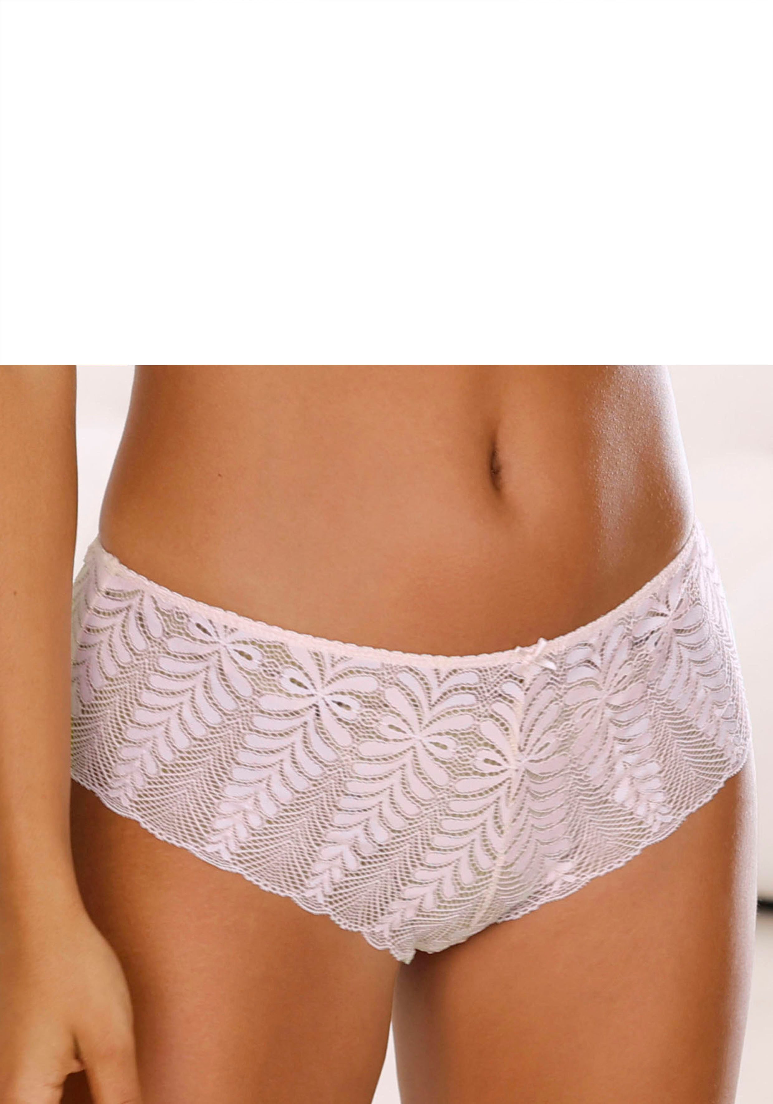 LASCANA Panty Amira aus dezent transparenter Spitze