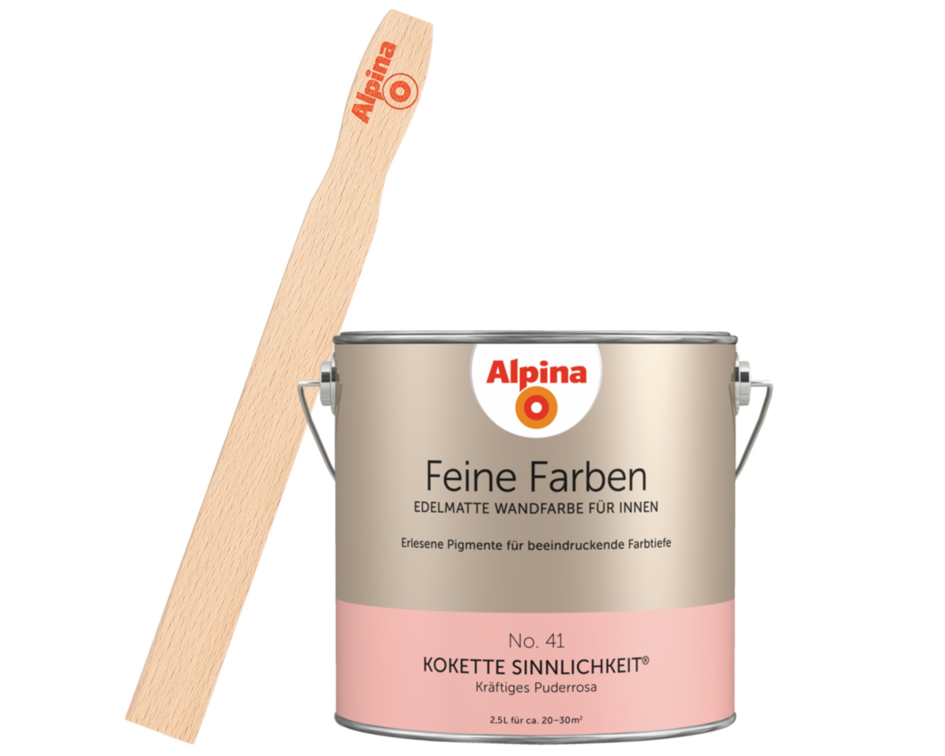 Wandfarbe Alpina Feine Farben + Gratis Rührstab