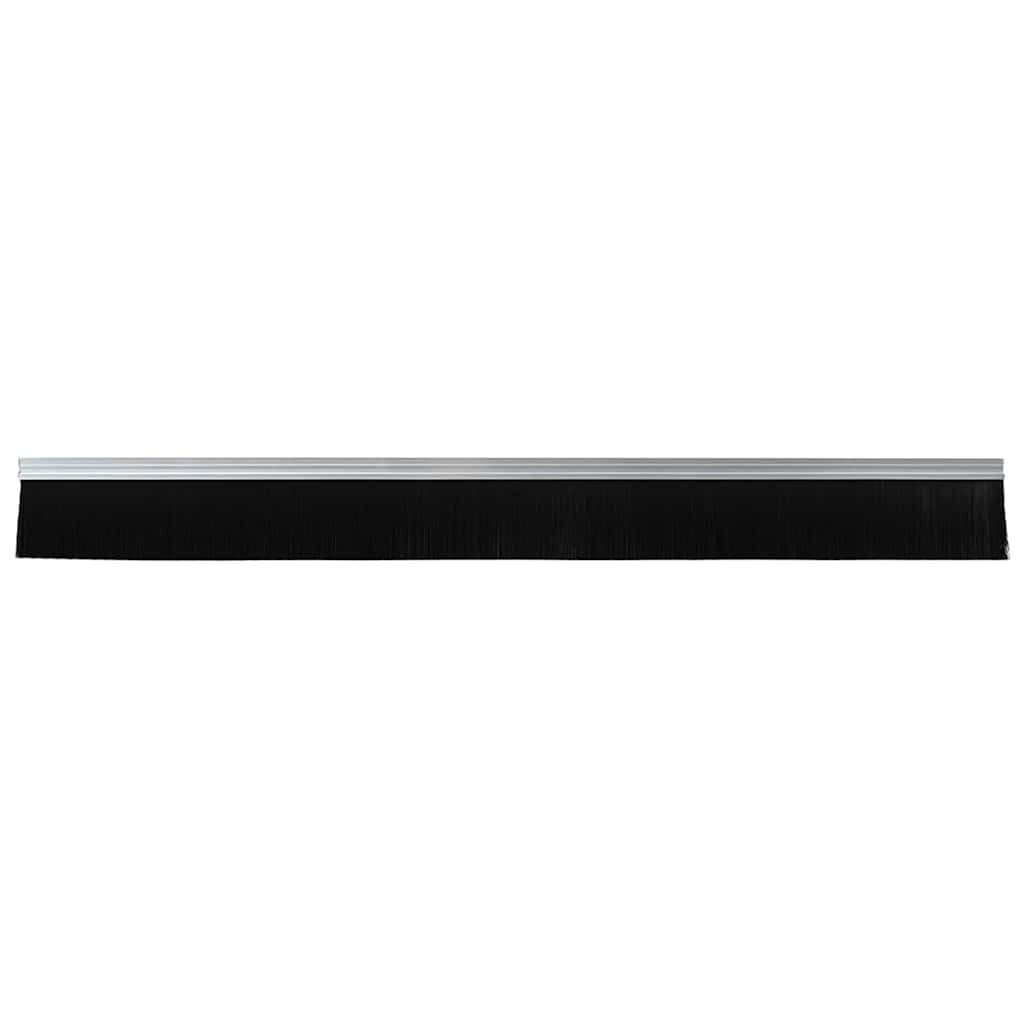 vidaXL Türbeschlag Selbstklebende Türbürstendichtungen 6 stk. Silber 100 cm (6 St)