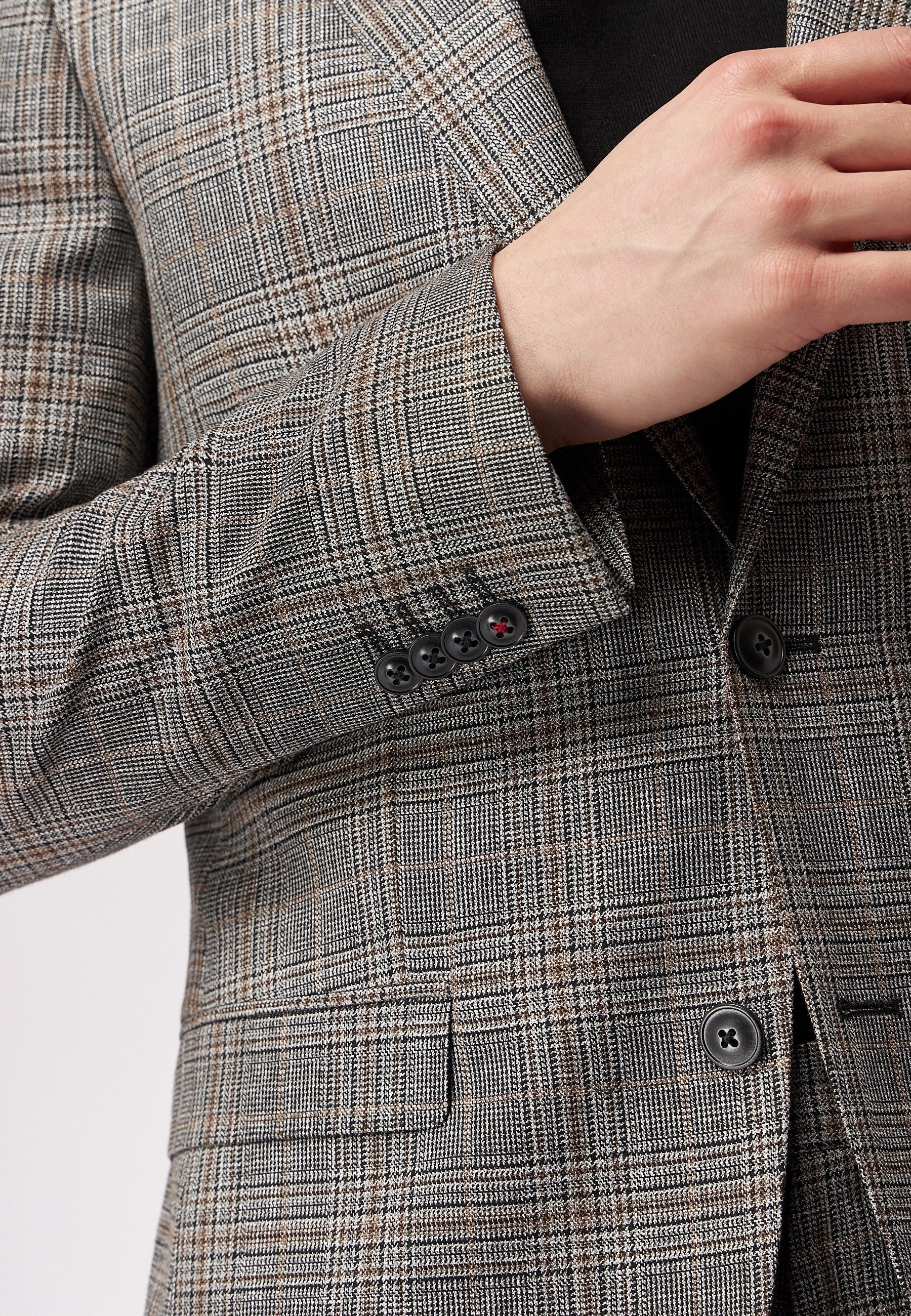 Roy Robson Hosenanzug mit Karomuster im Slim Fit