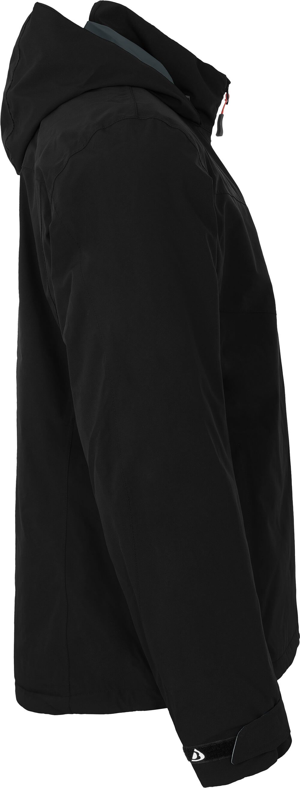 Bergson Regenjacke TALLMOS Herren Regenjacke, Wasserdicht 20.000 mm, Normalgrößen, schwarz – Bild 3 von 4