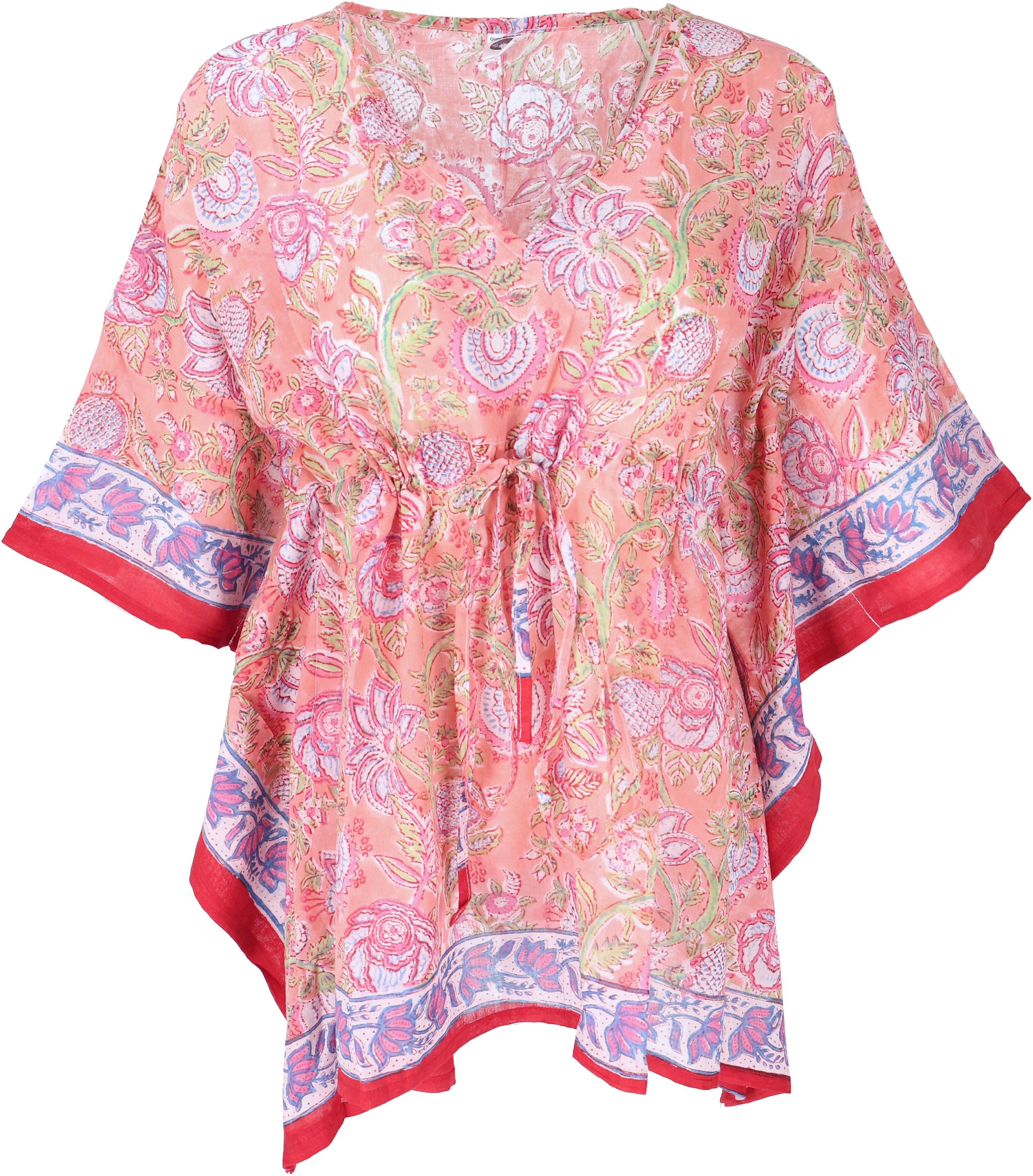 Guru-Shop Longbluse Hippie Poncho, Kaftan, Tunika, Poncho Bluse,.. alternative Bekleidung