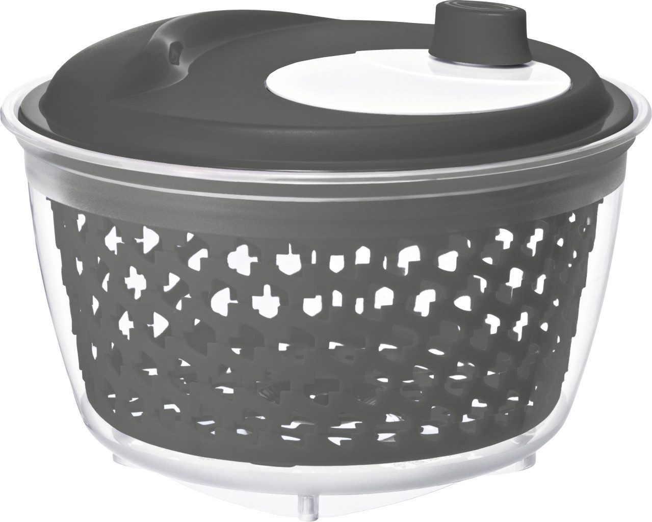 ROTHO Küchenorganizer-Set Rotho Salatschleuder Fresh 4,5 L schwarz