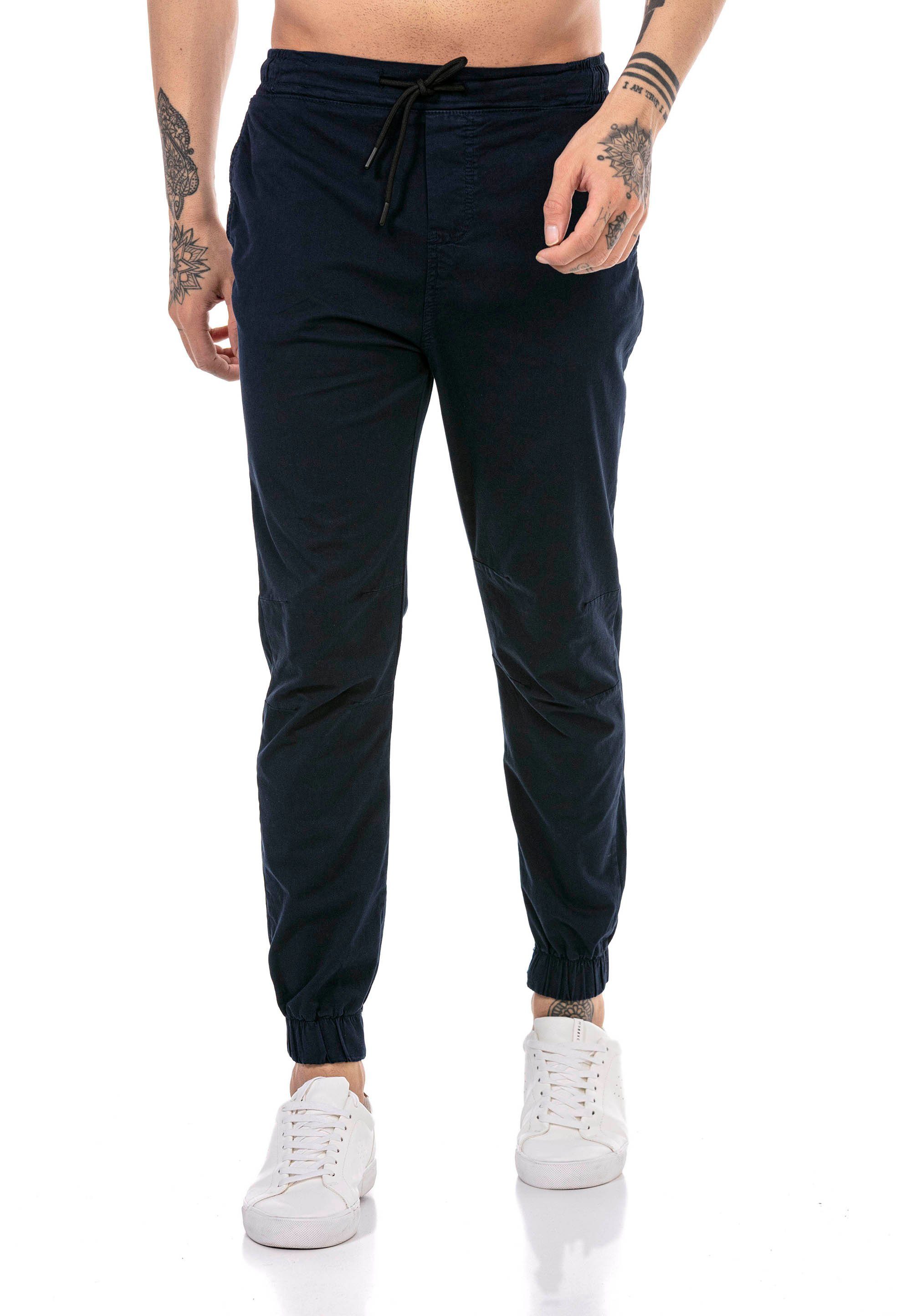 RedBridge Jogginghose Premium Jogpants Hose vielseitig kombinierbar Navyblau