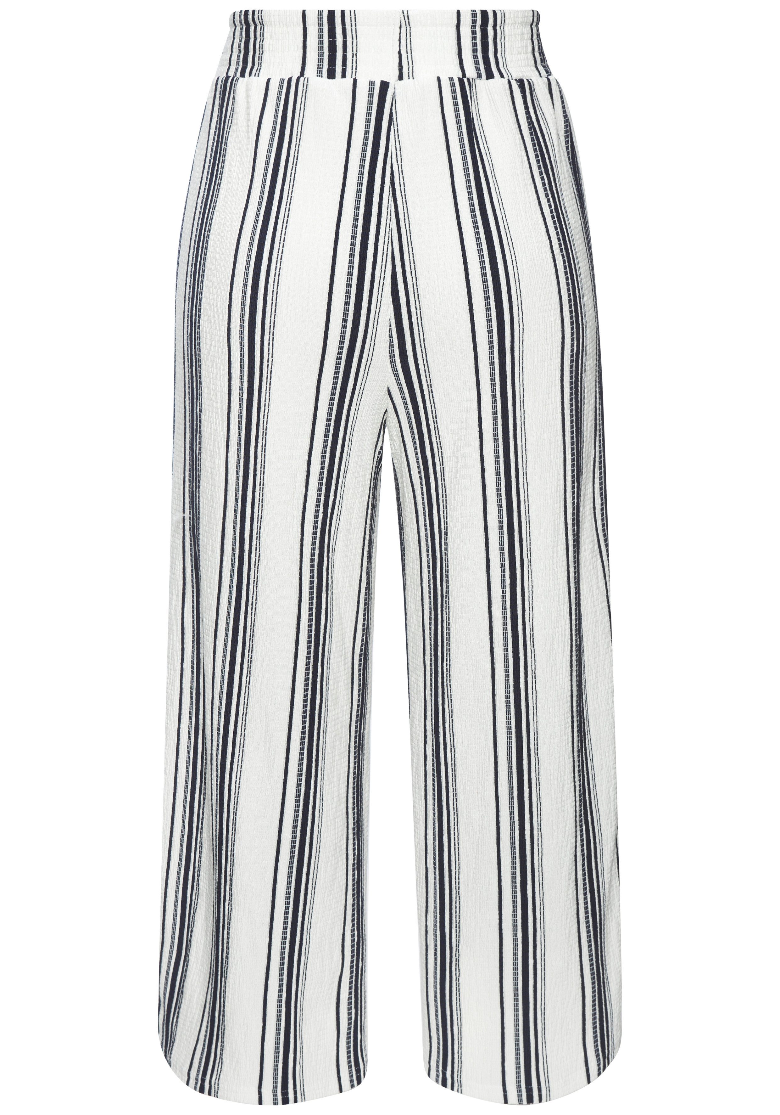 LASCANA 7/8-Hose mit locker-luftigem Bein aus strukturierter Ware, sommerliche Schlupfhose, Strandhose