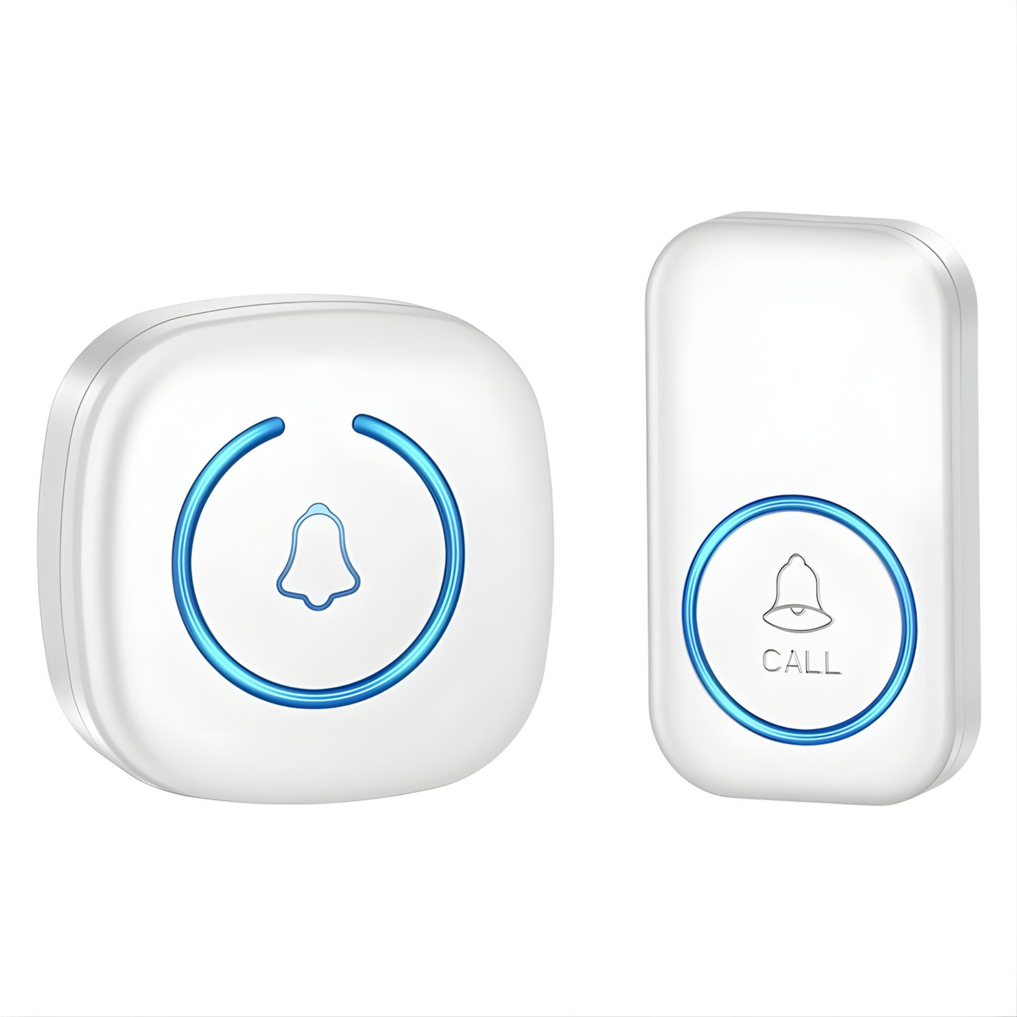 Athlix Smart Home Türklingel Intelligente Türklingel Kabellos mit 60 Klingeltönen Tür Klingel (Tür, 300m Reichweite, 3 Jahre Batterielaufzeit)