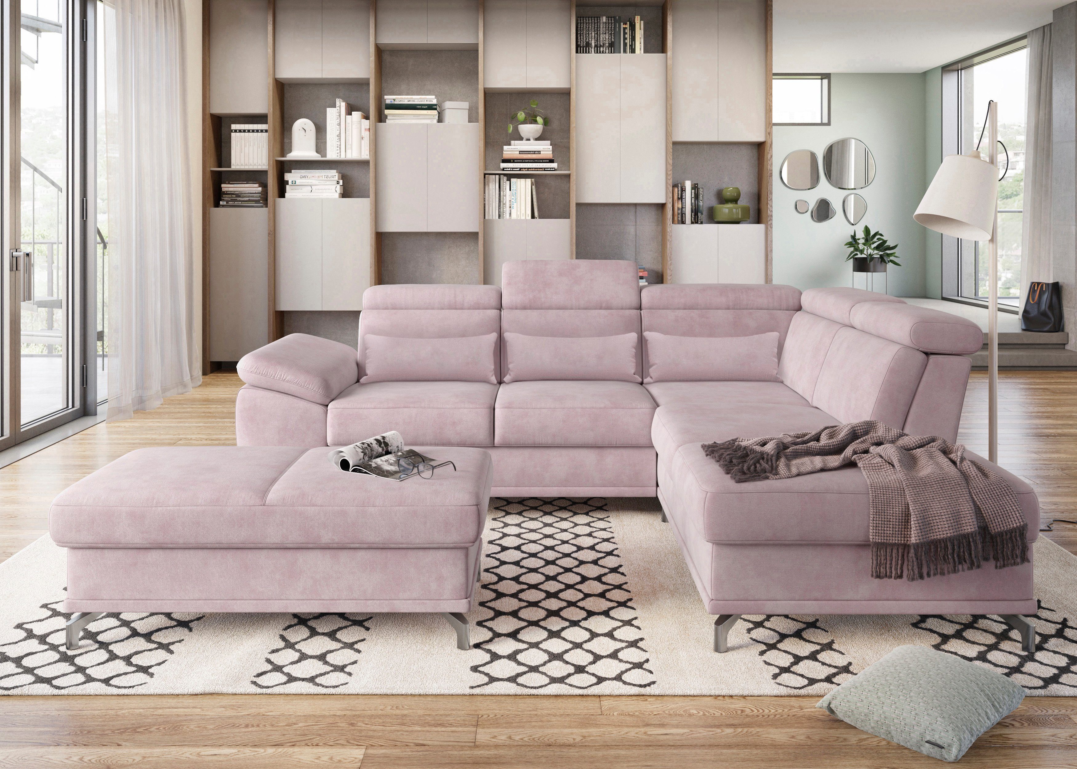 sit&more Ecksofa Cabrio L-Form, mit Sitztiefenverstellung, günstig online kaufen